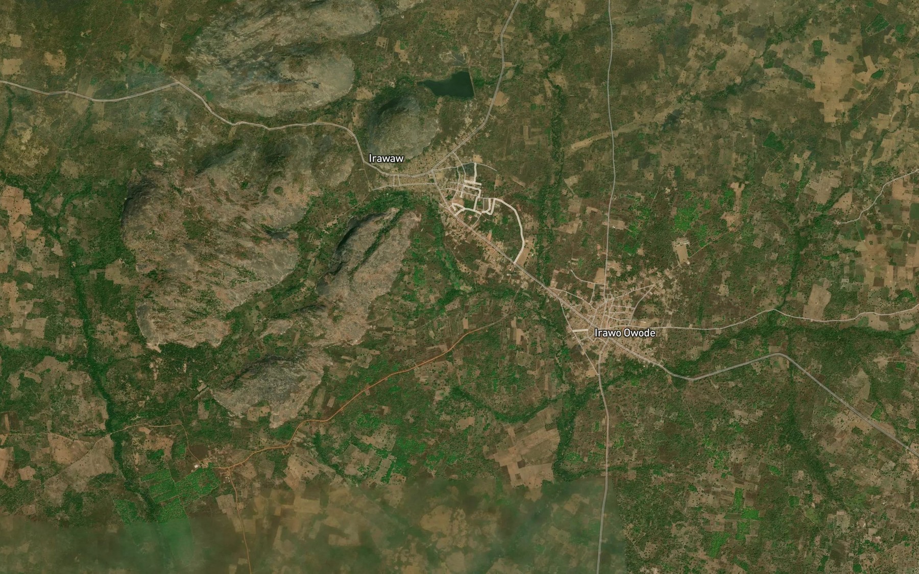 Satellite map of the River Kunmi