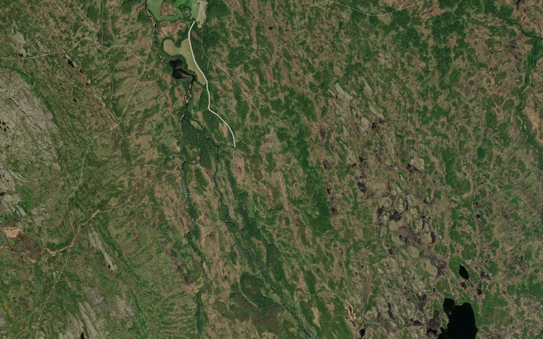 Satellite map of the Damtjonnbekken