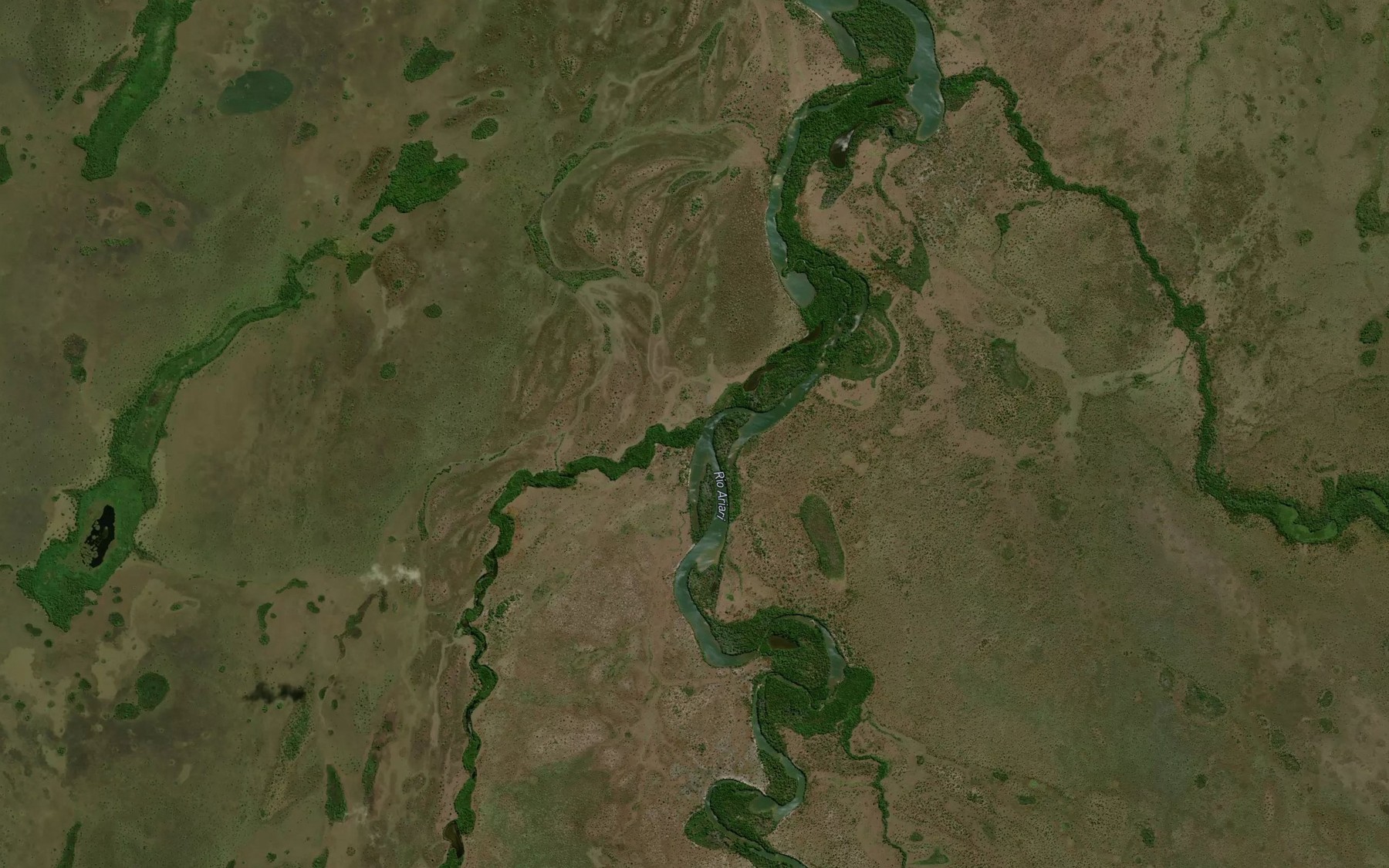 Satellite map of the Ipuca do Lago Verde