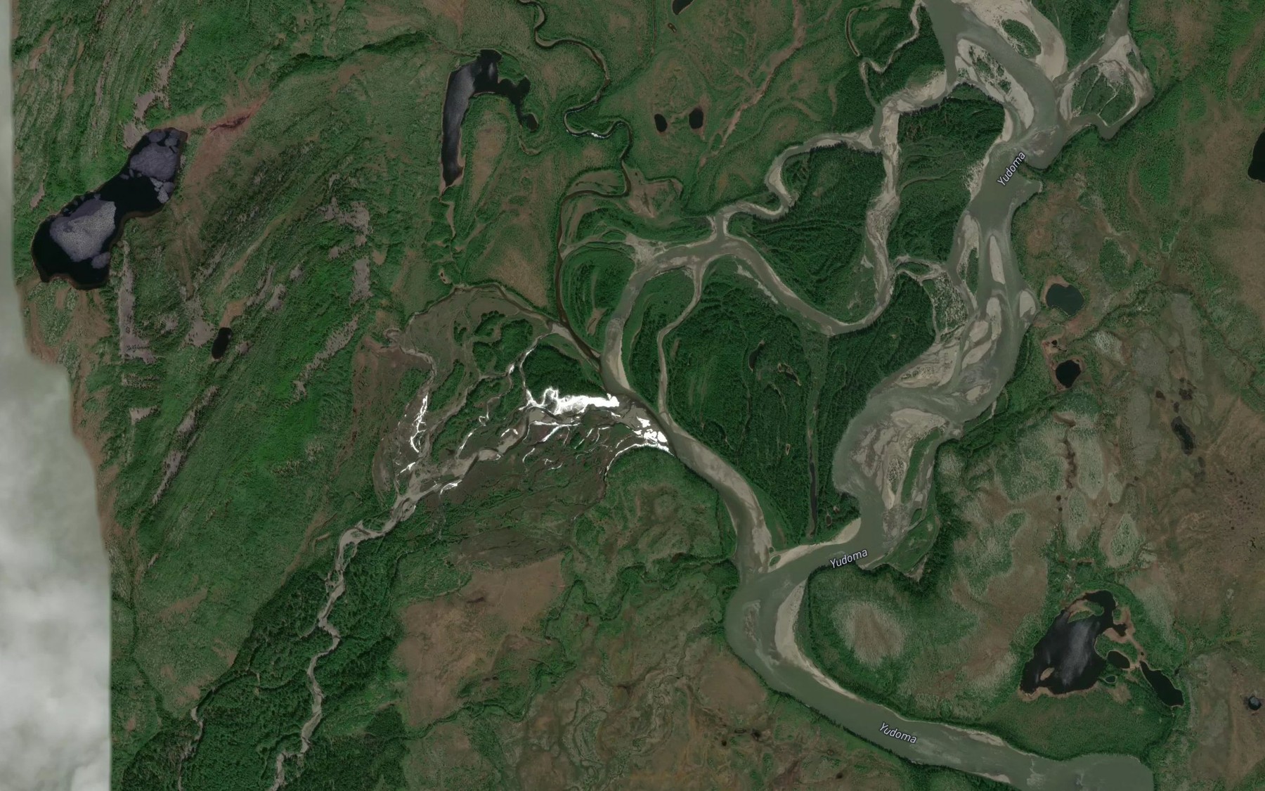 Satellite map of the Khachaval