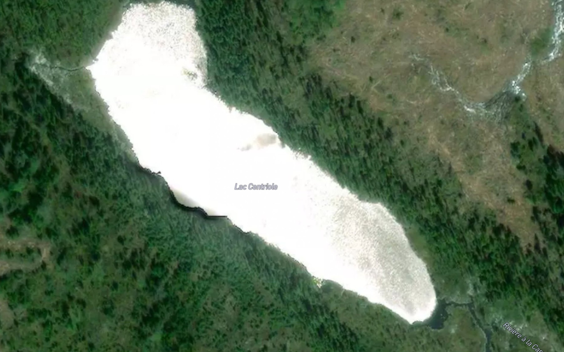 Satellite map of the Lac Centriole