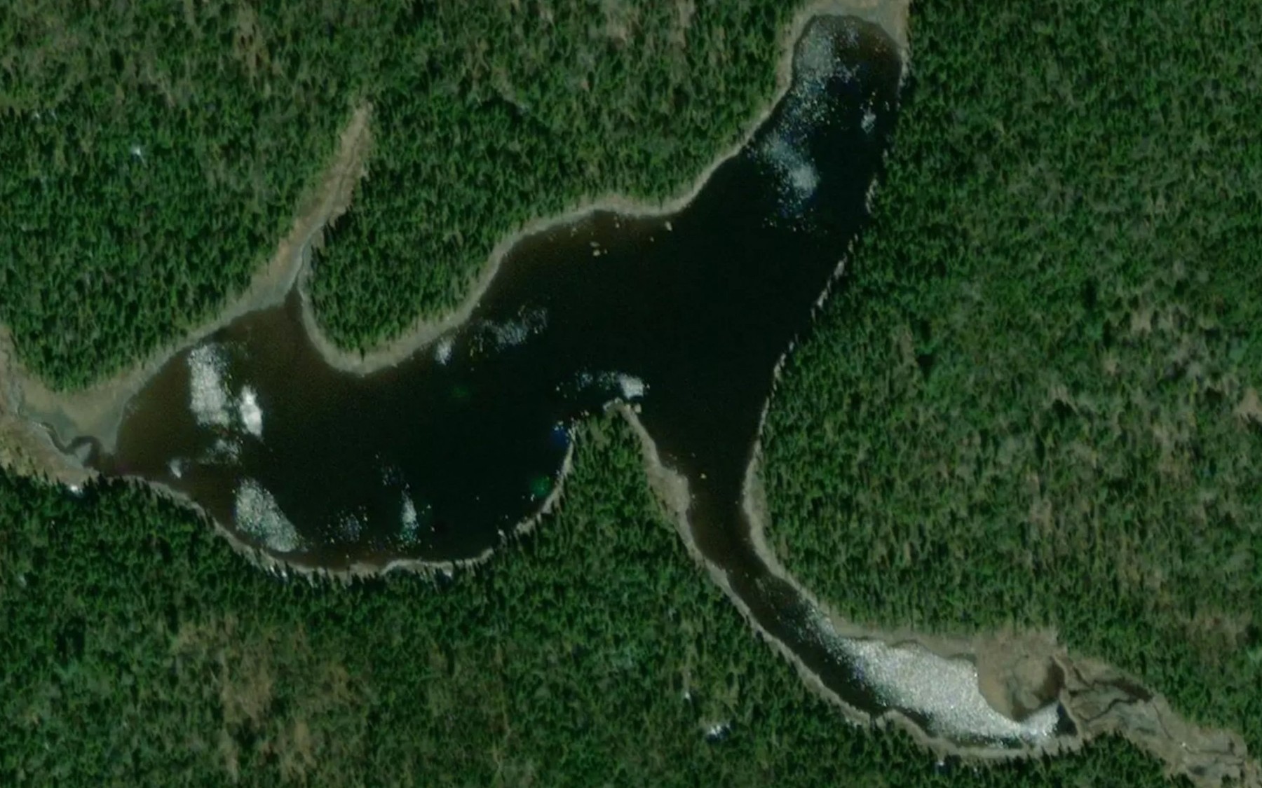 Satellite map of the Lac Nodule