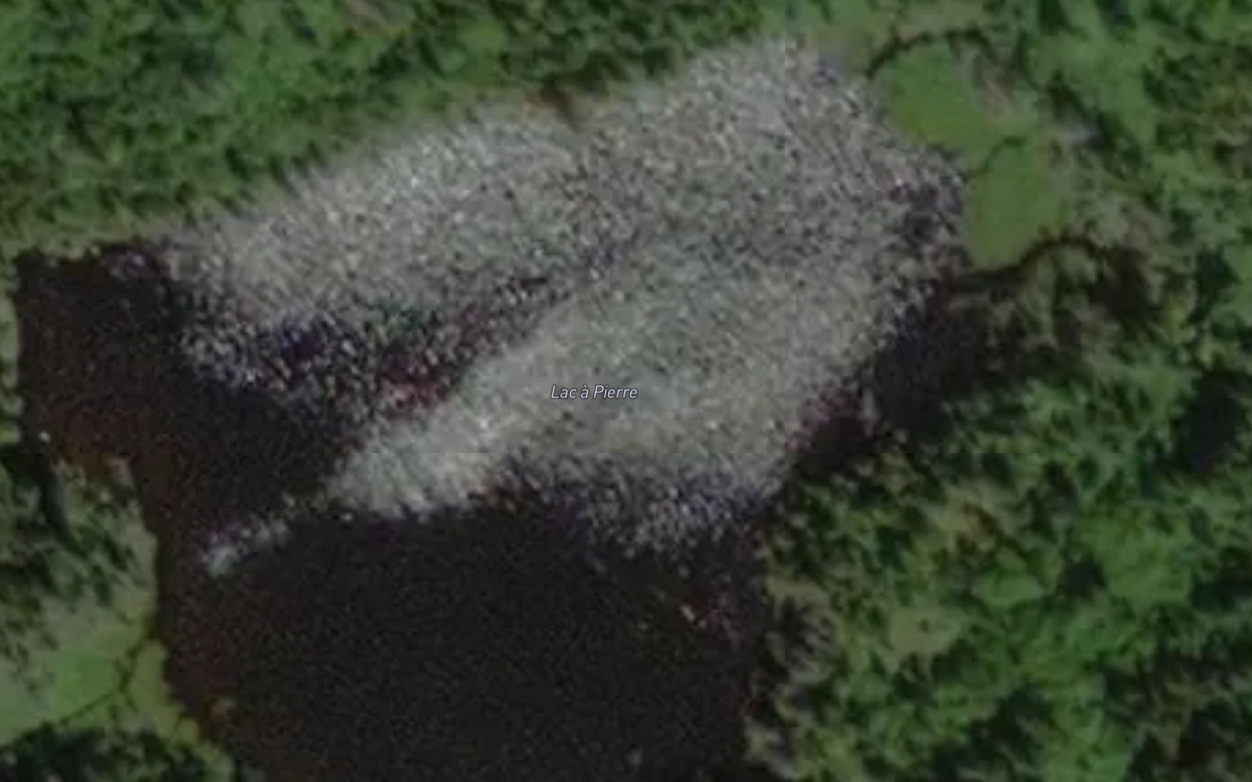 Satellite map of the Lac a Pierre