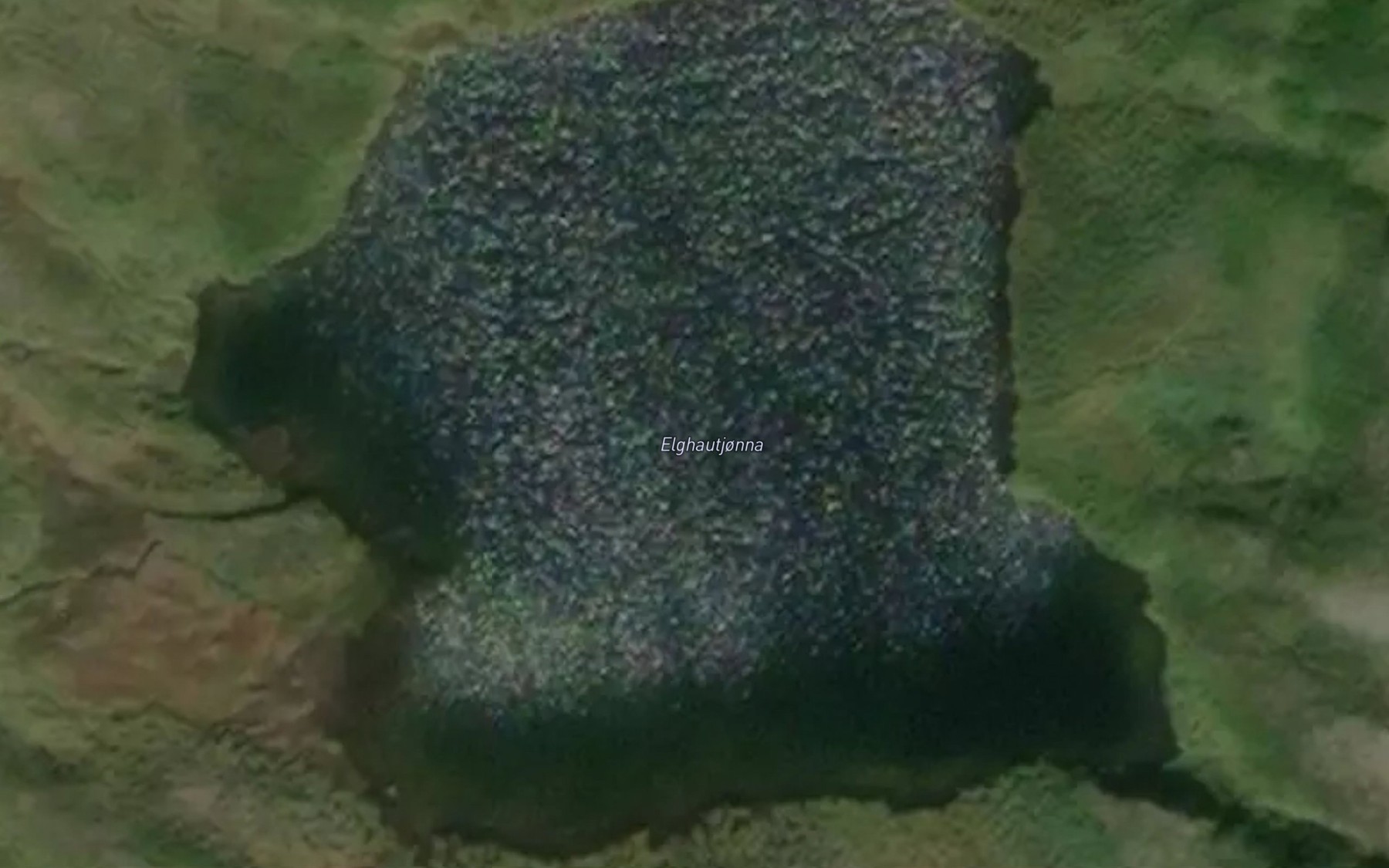 Satellite map of the Elghautjonna