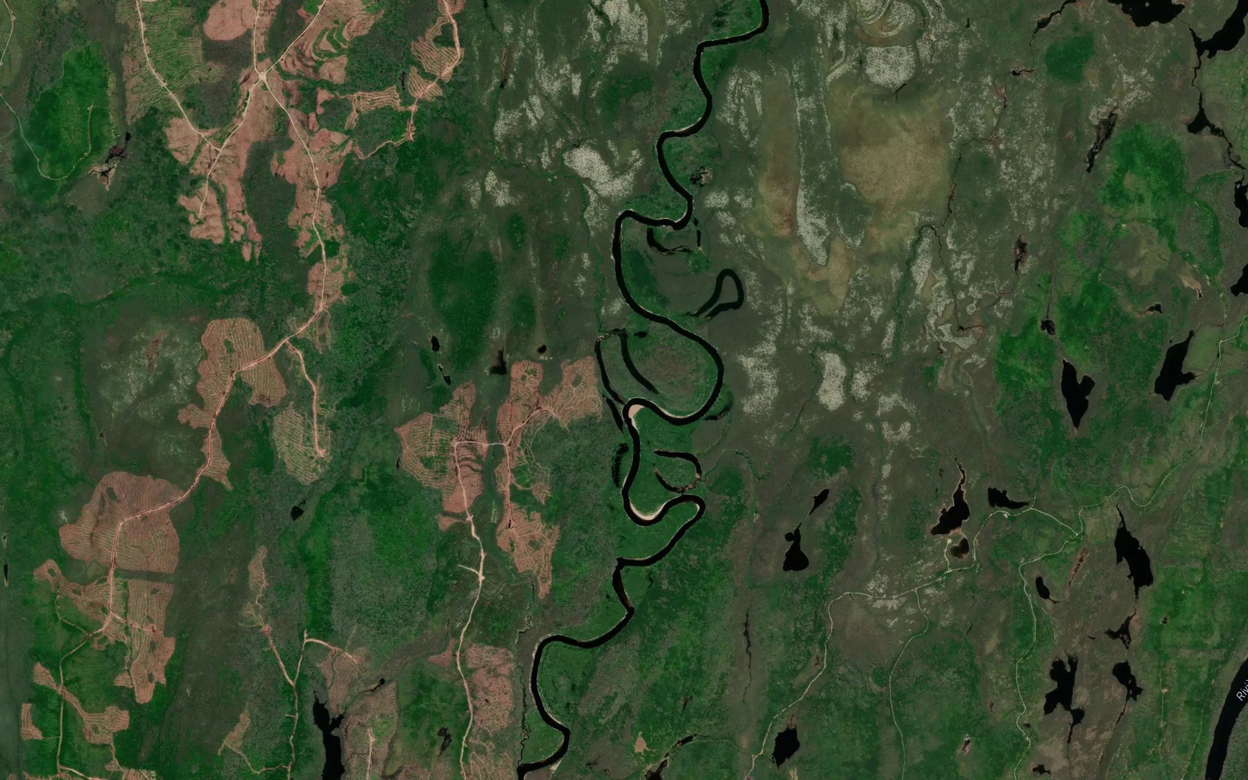 Satellite map of the Lac Pakaim