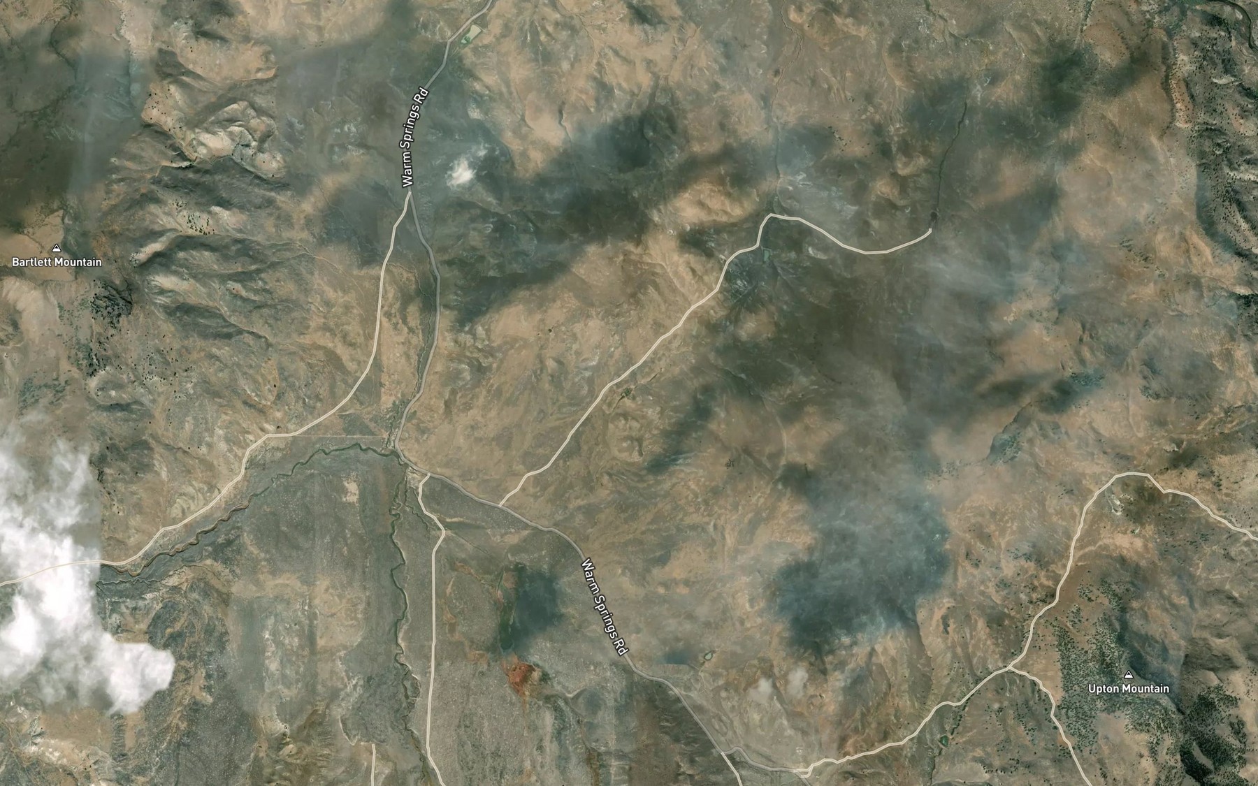 Satellite map of the Stray Dog Reservoir