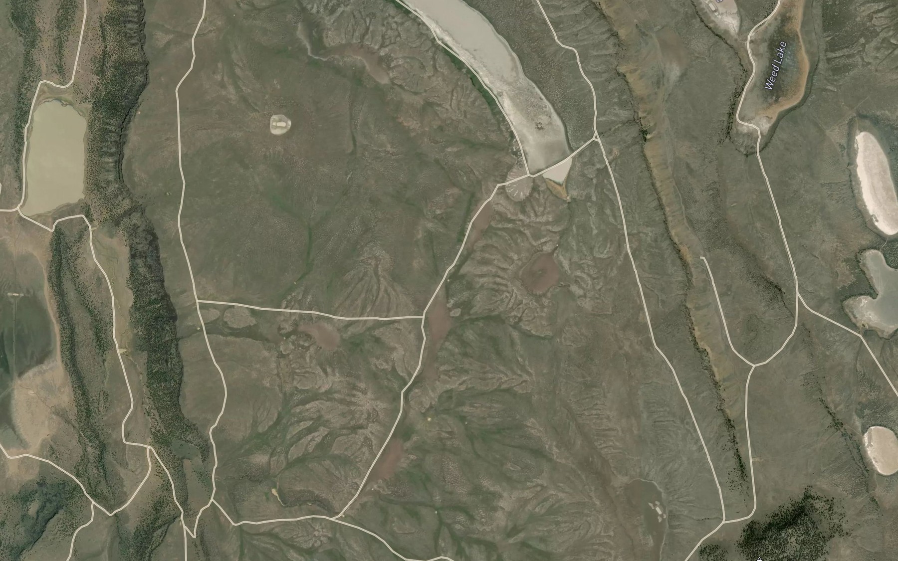 Satellite map of the Rick Reservoir