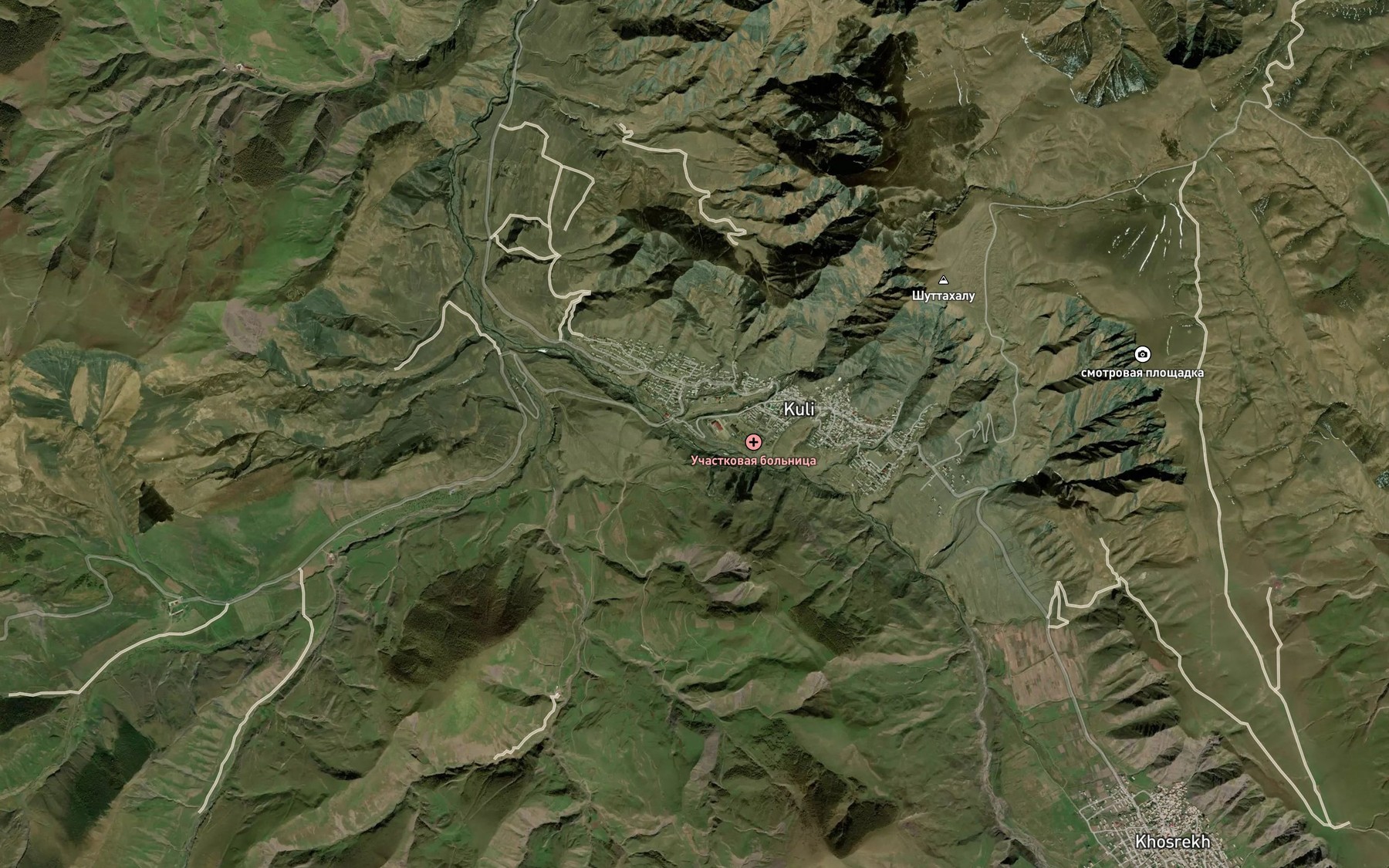 Satellite map of the Kukala