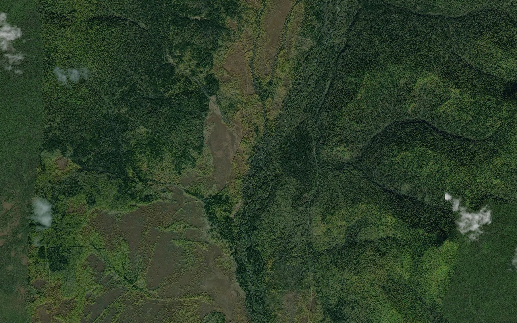Satellite map of the Malaya Pochegun'