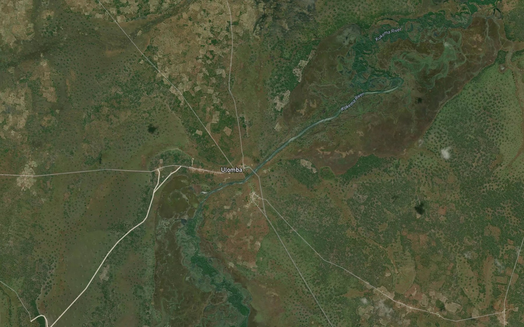 Satellite map of the Lomba