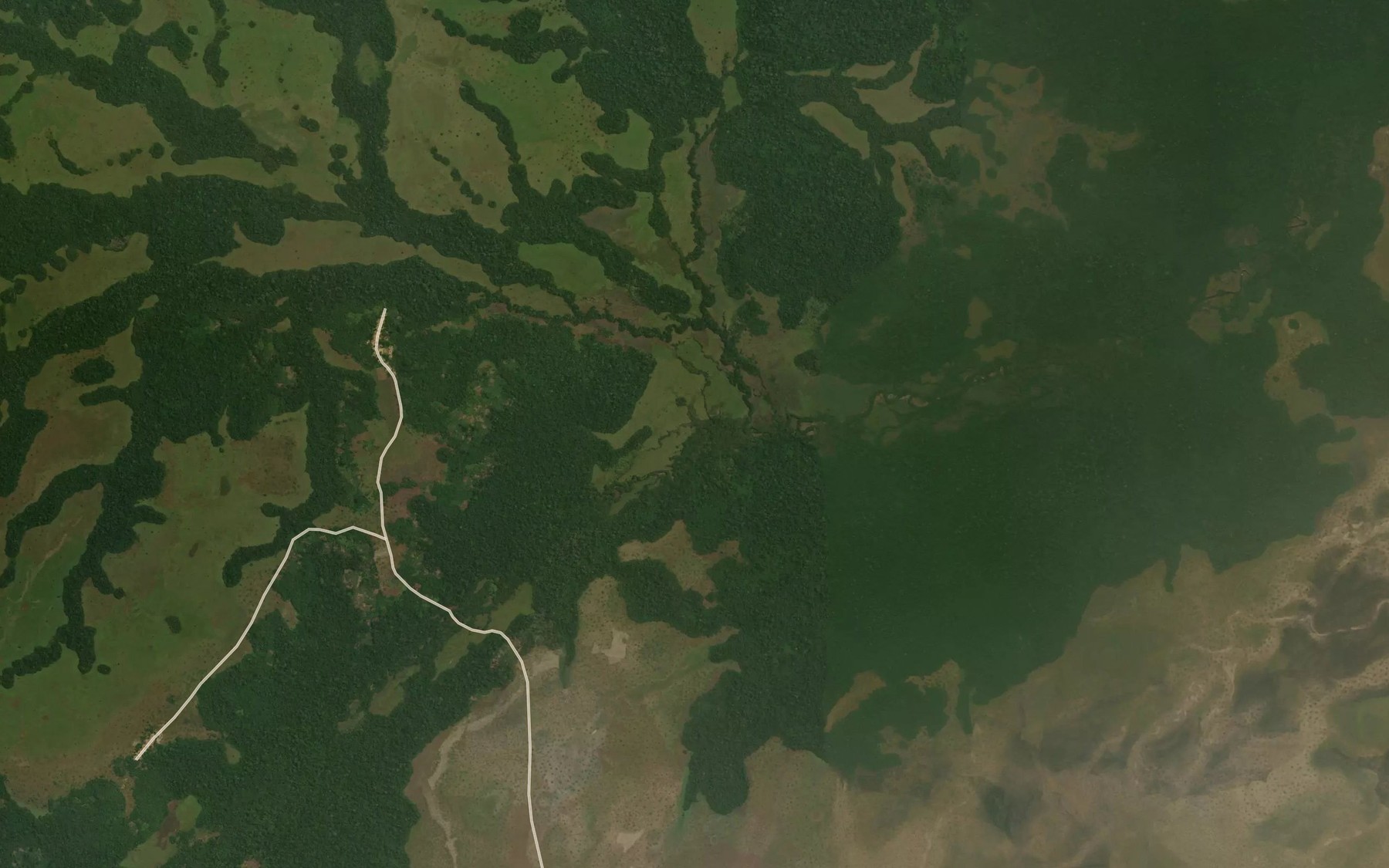 Satellite map of the Ngoma