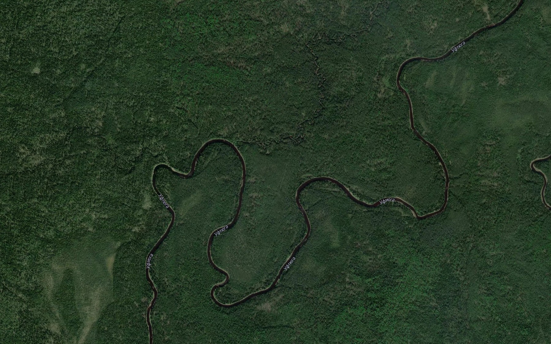 Satellite map of the Verkhnyaya Lebedikha