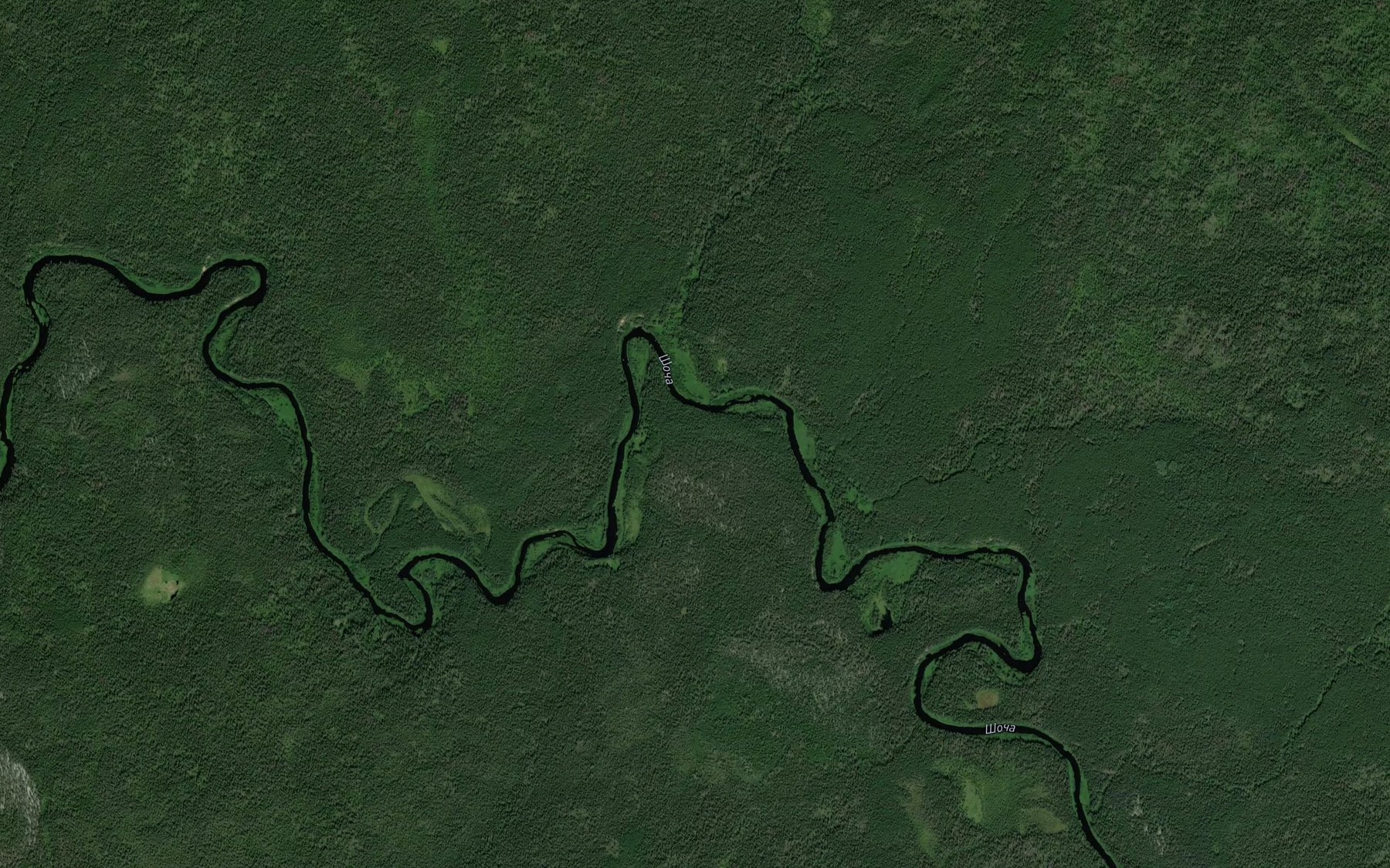 Satellite map of the Vostochnaya Kargova