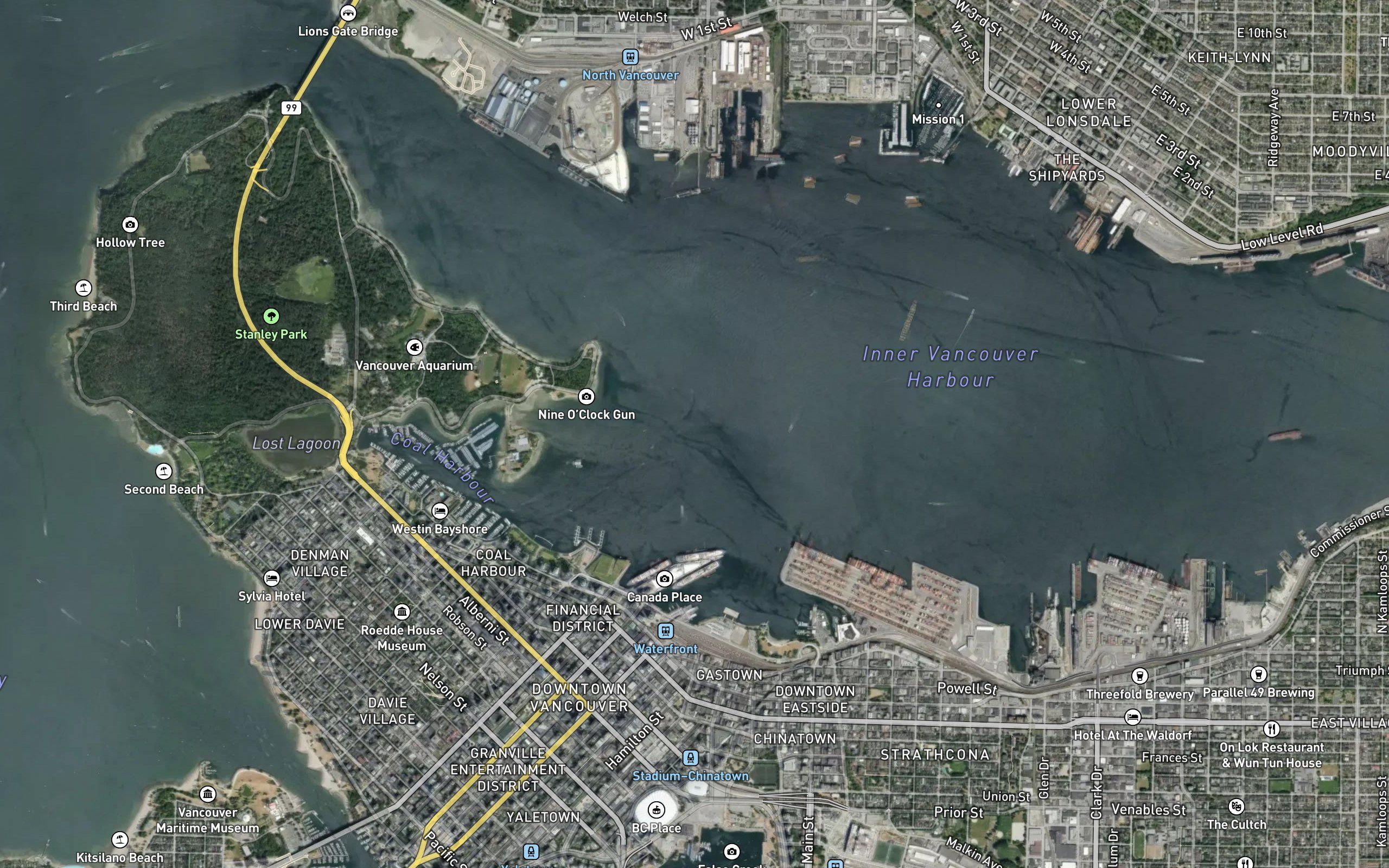 Naval Anchorage Vancouver Harbour (historical)
