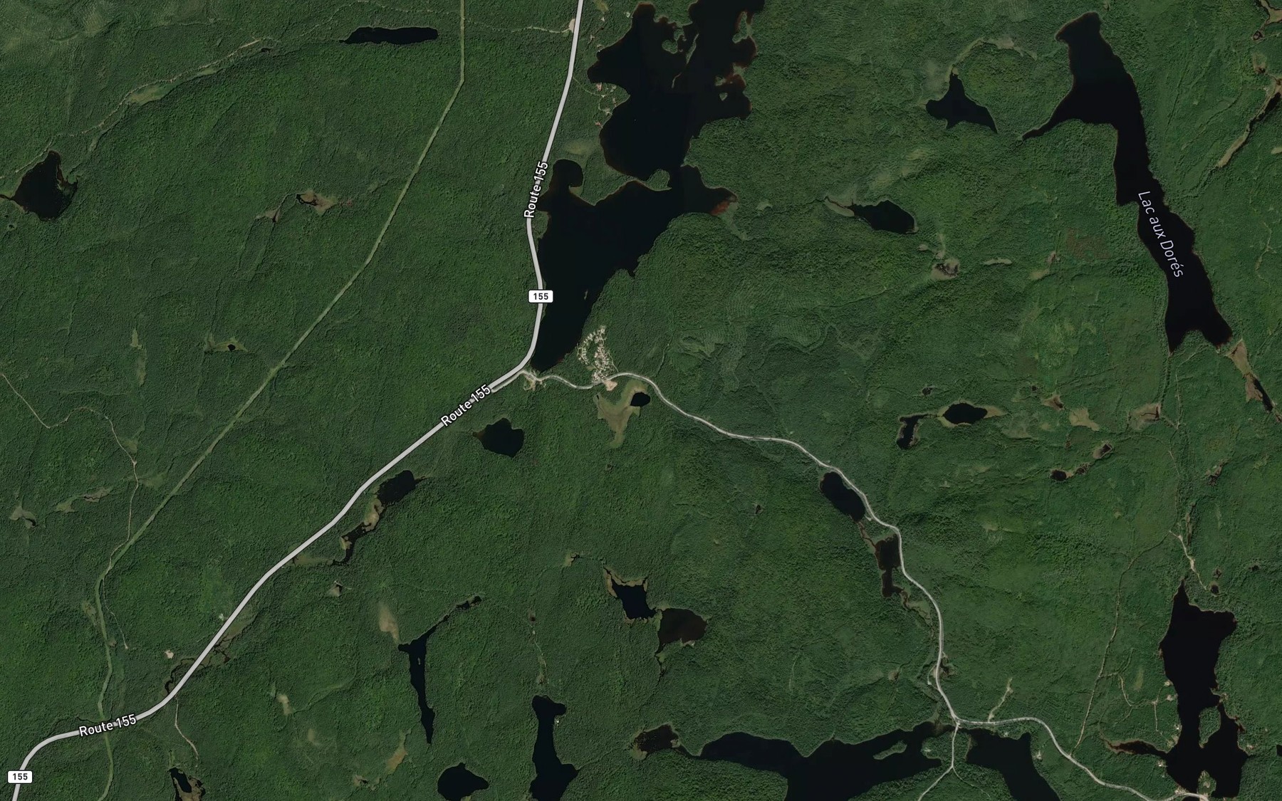 Satellite map of the Lac Ben