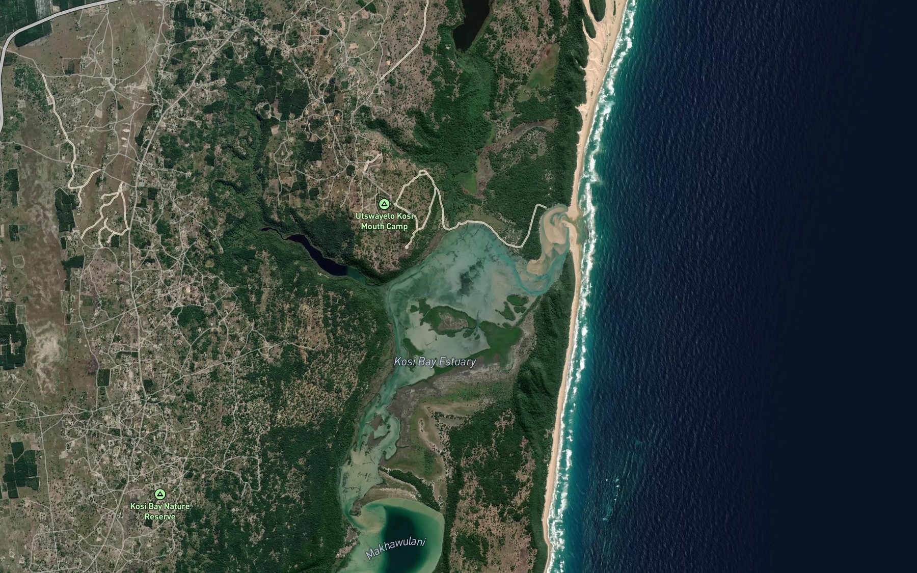 Satellite map of the Kosibaai