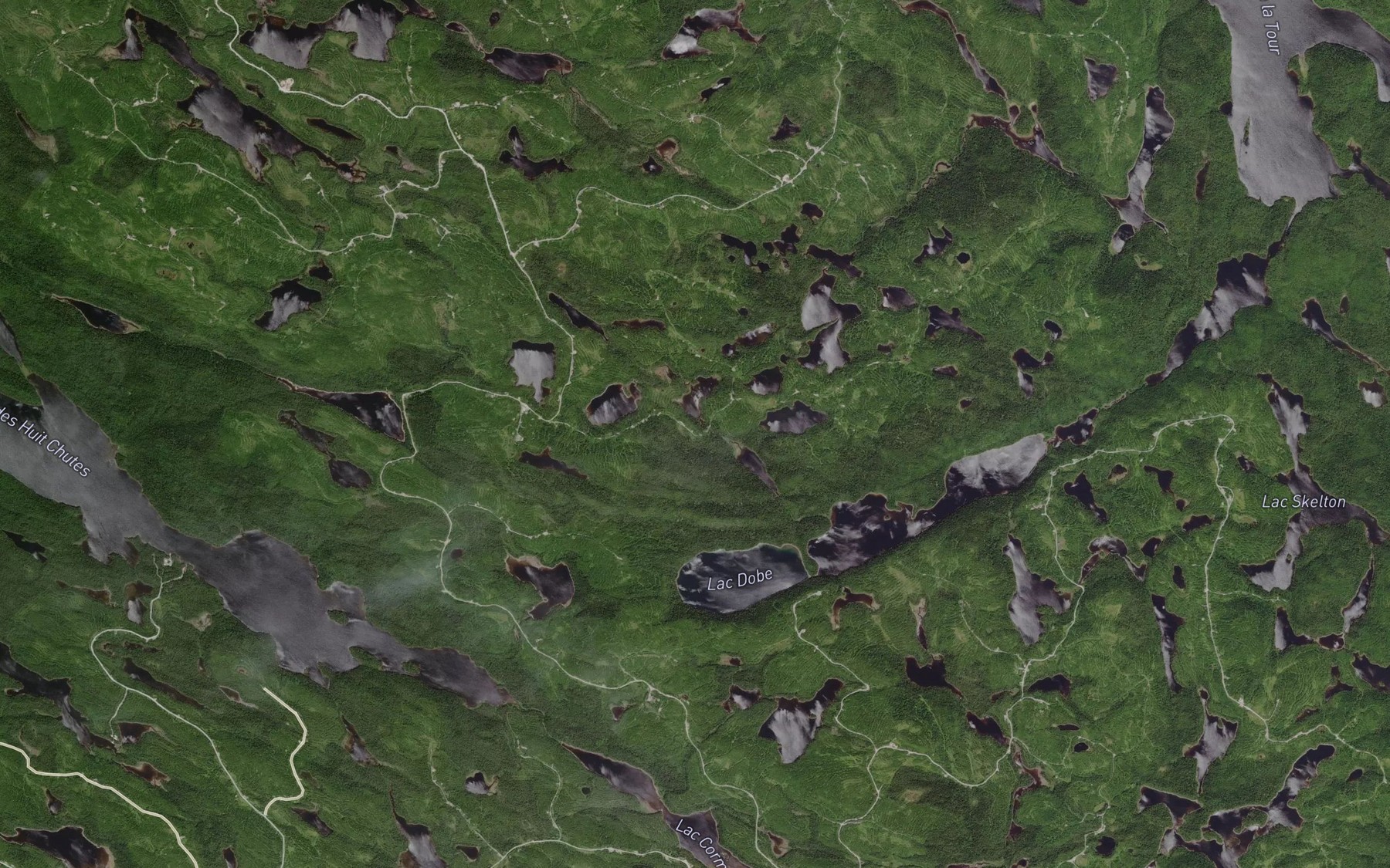 Satellite map of the Lac de la Bande