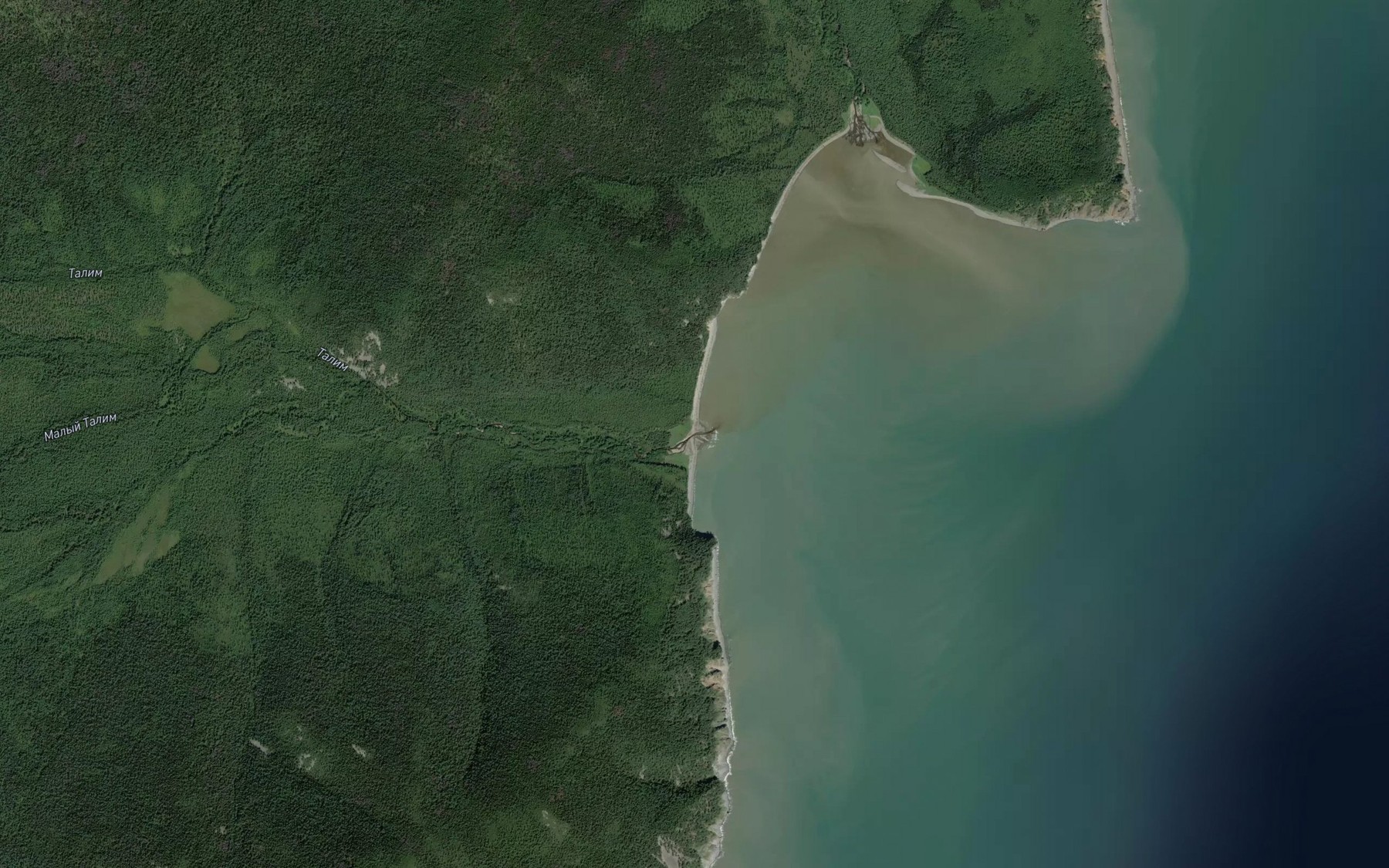 Satellite map of the Talim