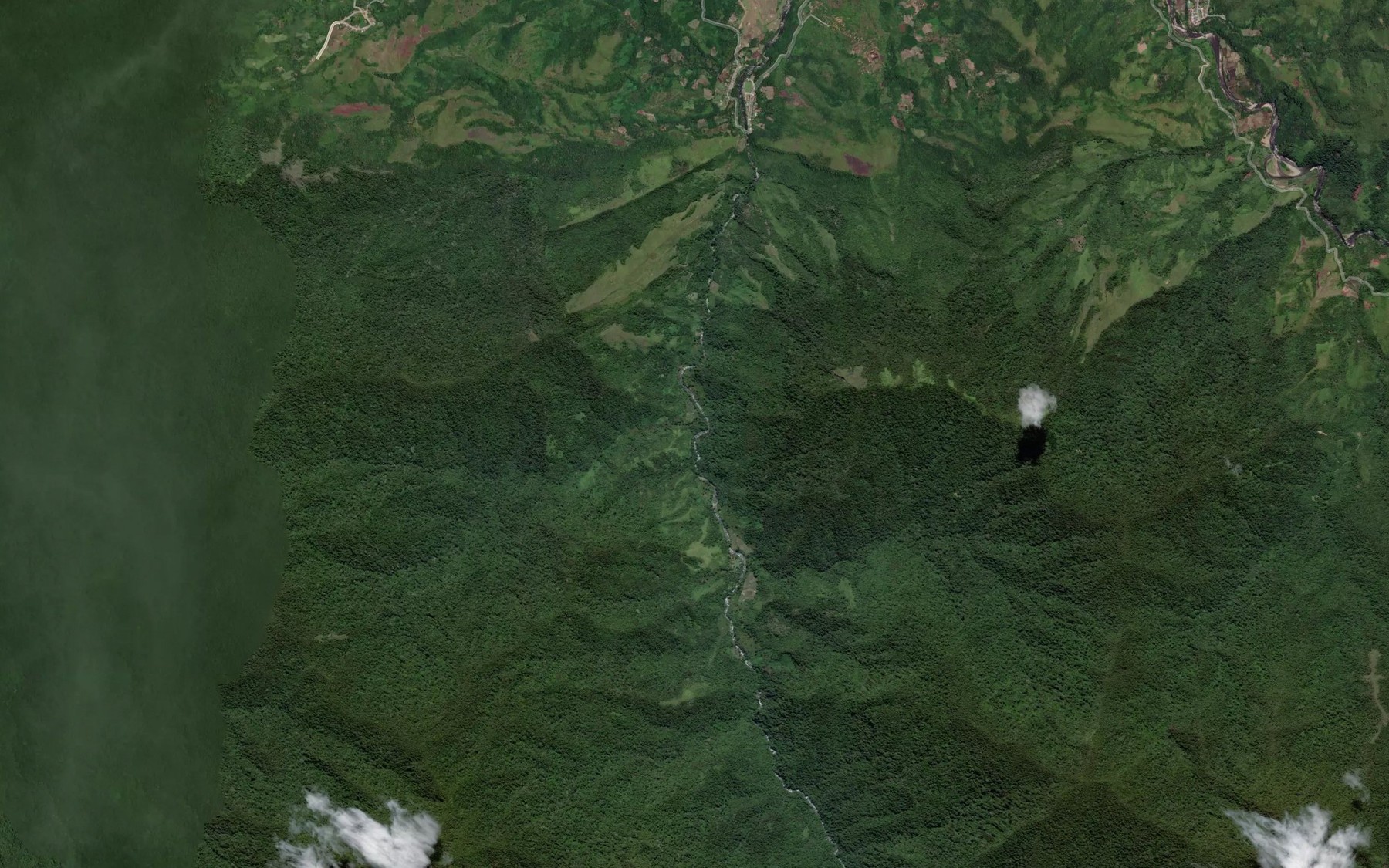 Satellite map of the Salu Sapi