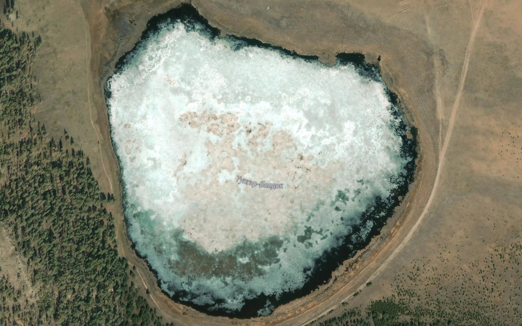 Satellite map of the Ozero Tunger-Boldok