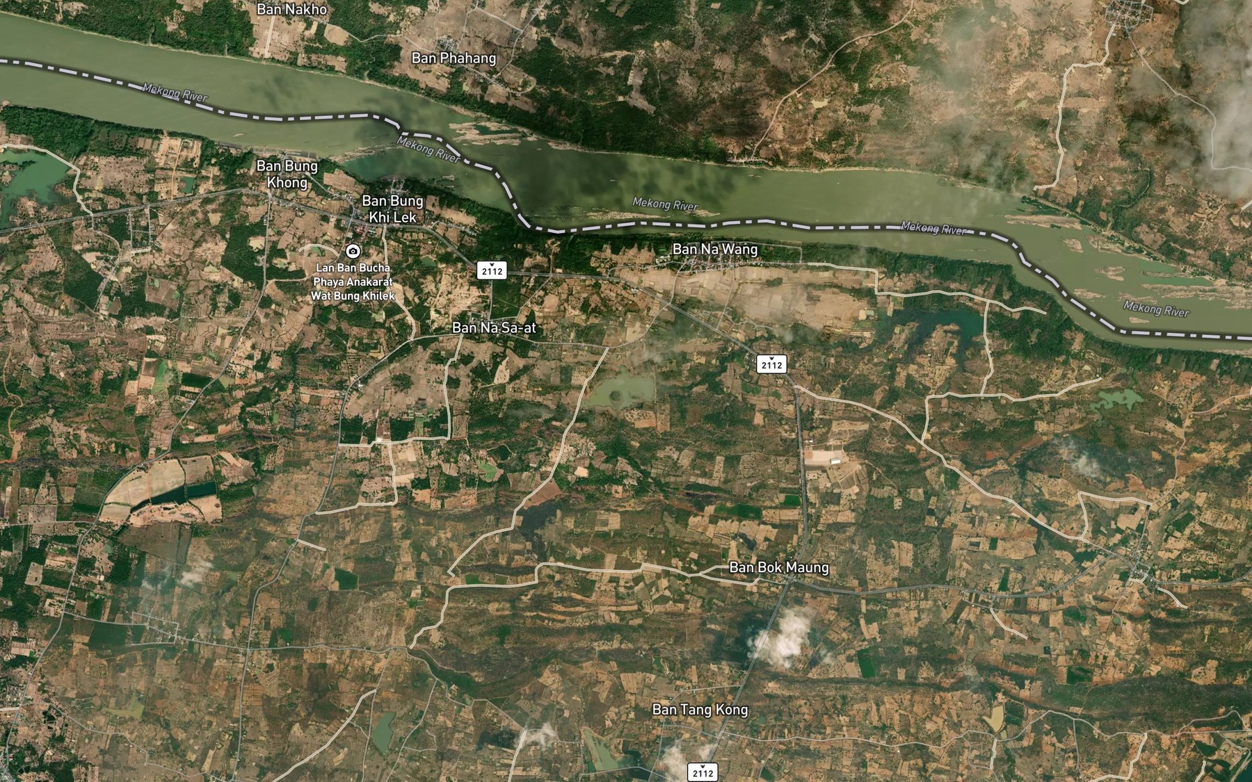 Satellite map of the Ang Kep Nam Huai Tat