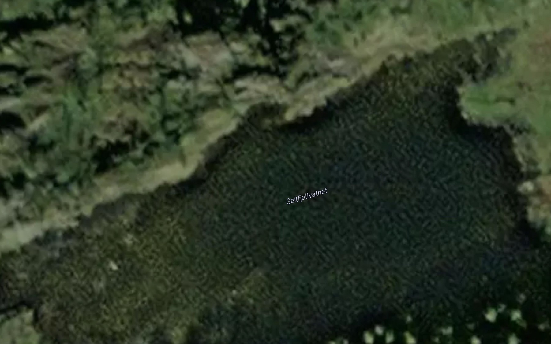 Satellite map of the Geitfjellvatnet