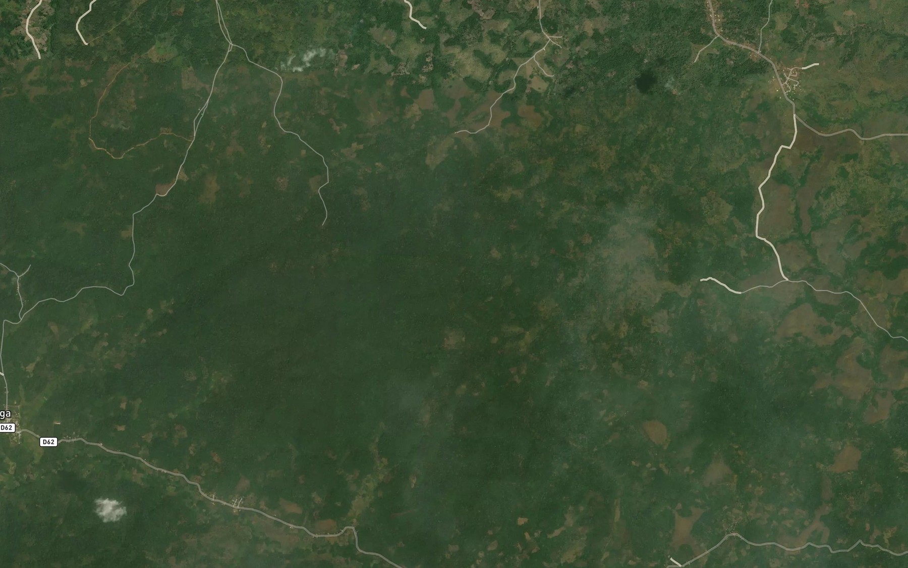 Satellite map of the Mahetchou