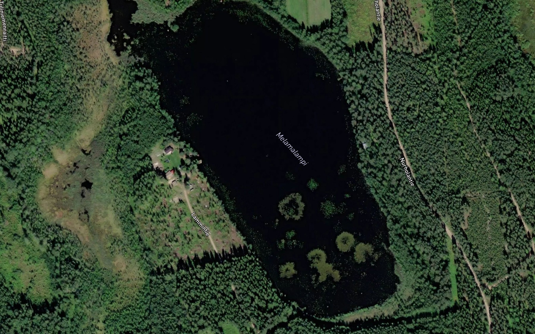 Satellite map of the Melamalampi
