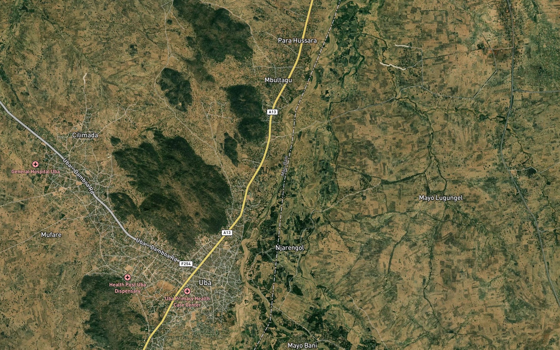 Satellite map of the Mayel Talmoshi