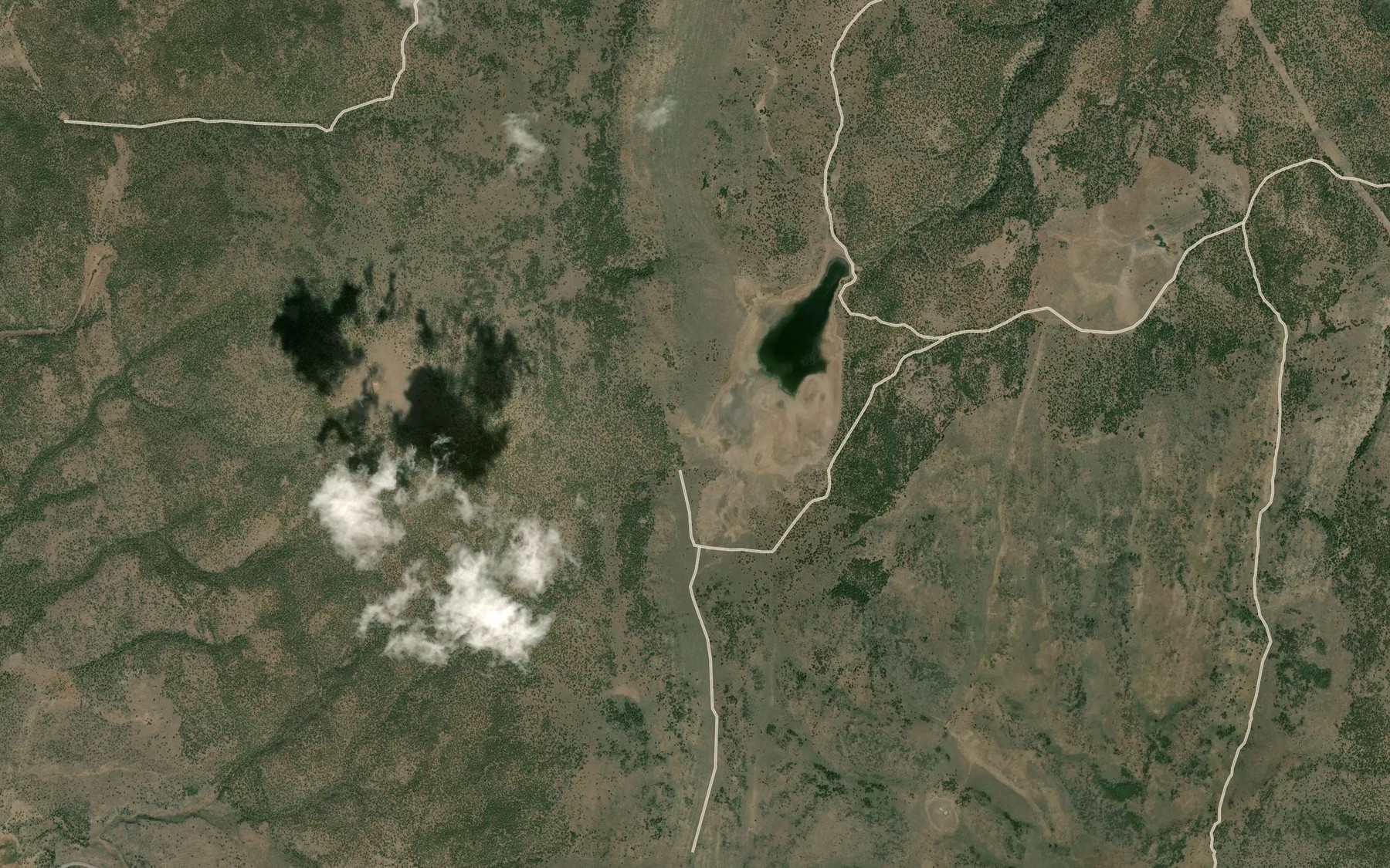 Satellite map of the Nelson Corral Spring