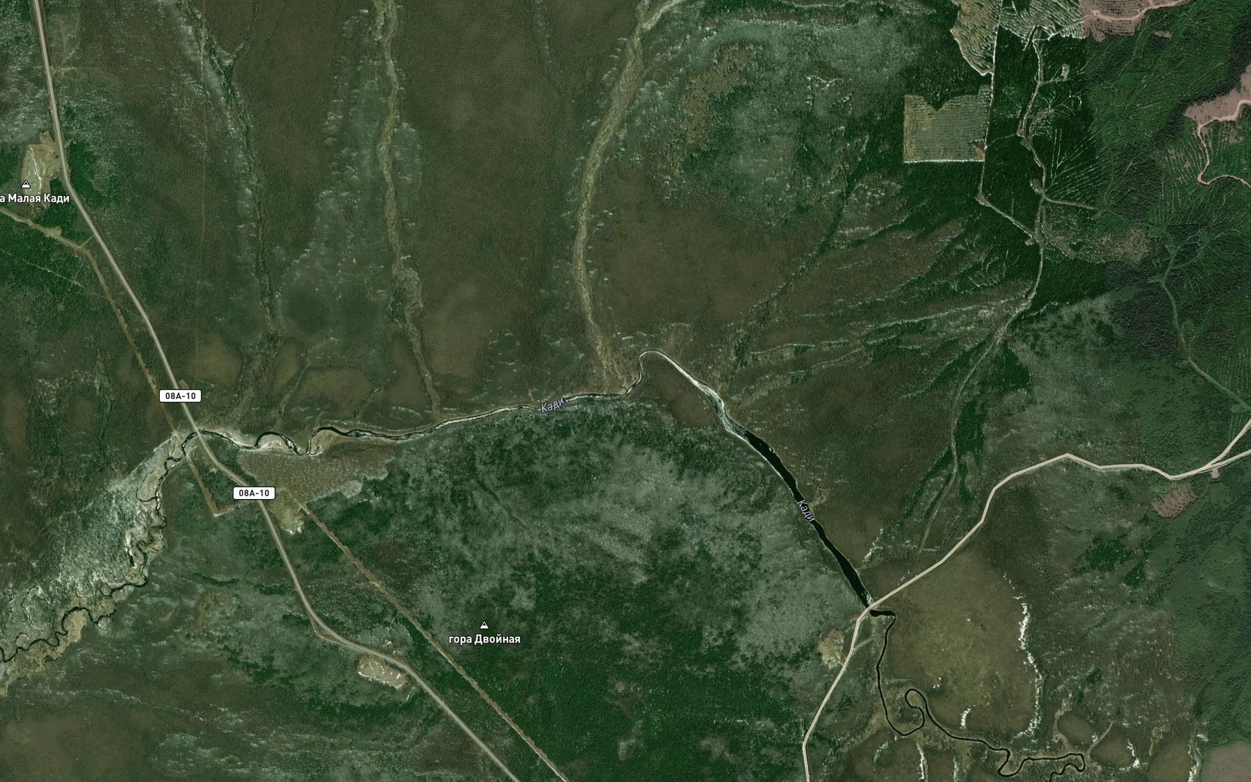 Satellite map of the Dvoynoy