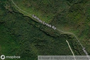 Satellite map of the Fourmile Run