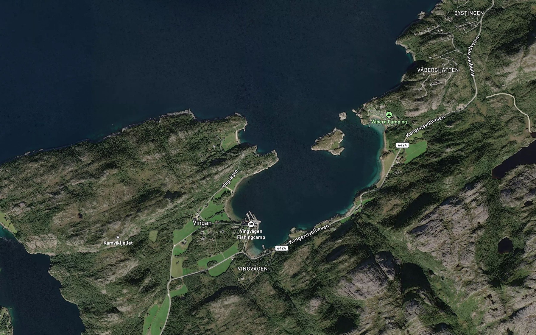 Satellite map of the Pina