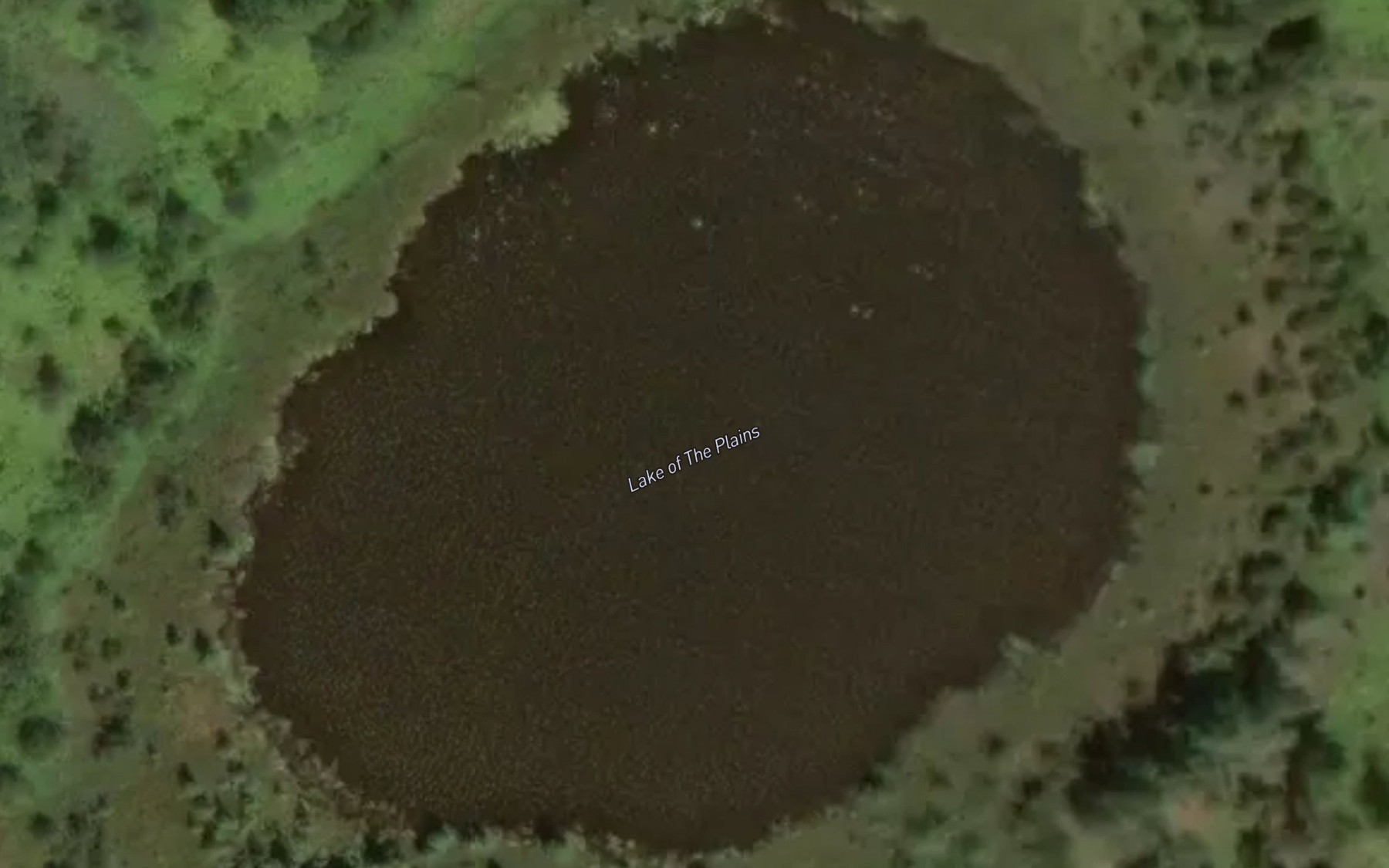 Satellite map of the Lake of The Plains