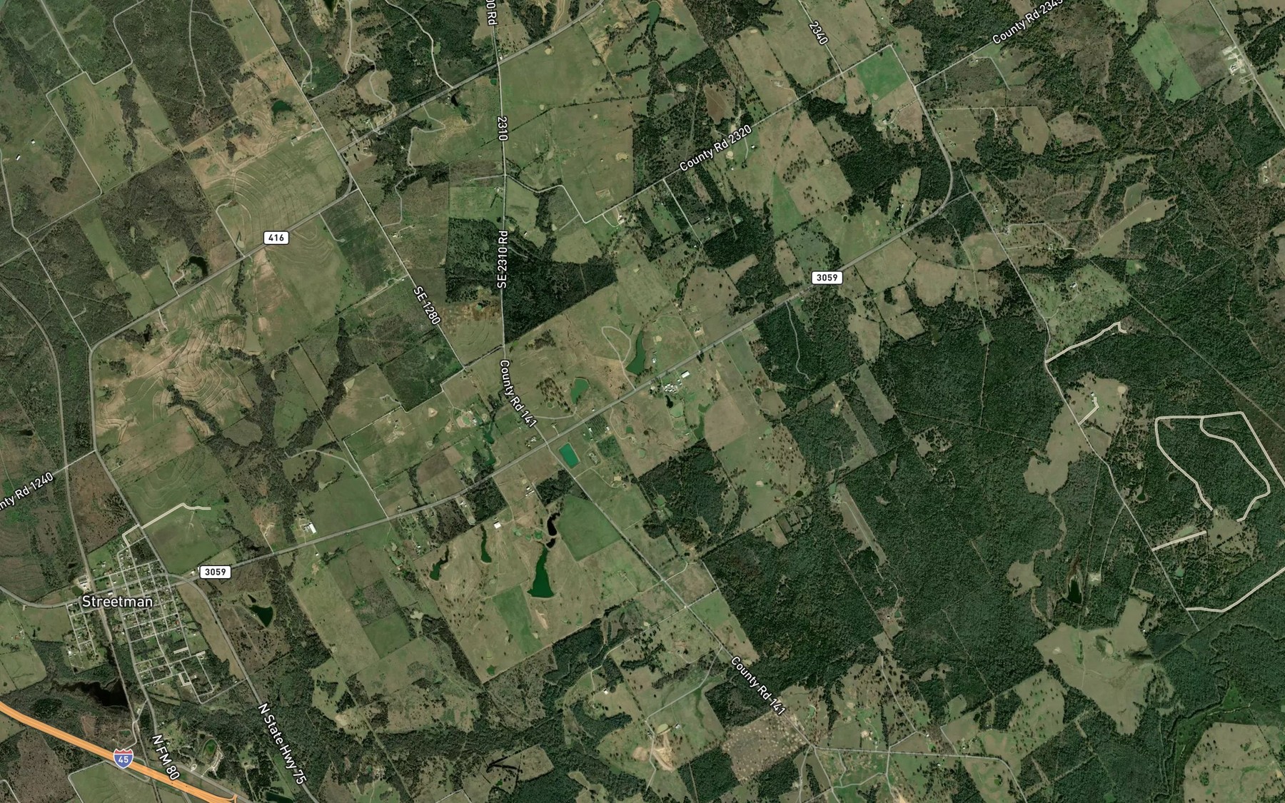 Satellite map of the Emerson Lake Number 1