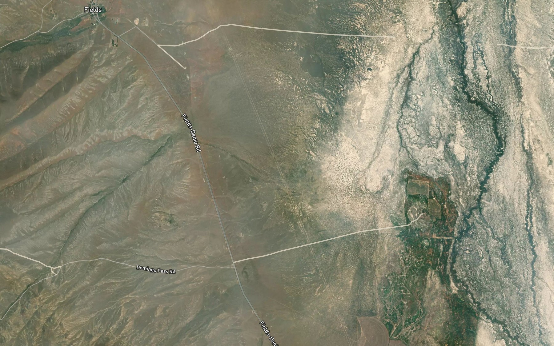 Satellite map of the Sesena Creek