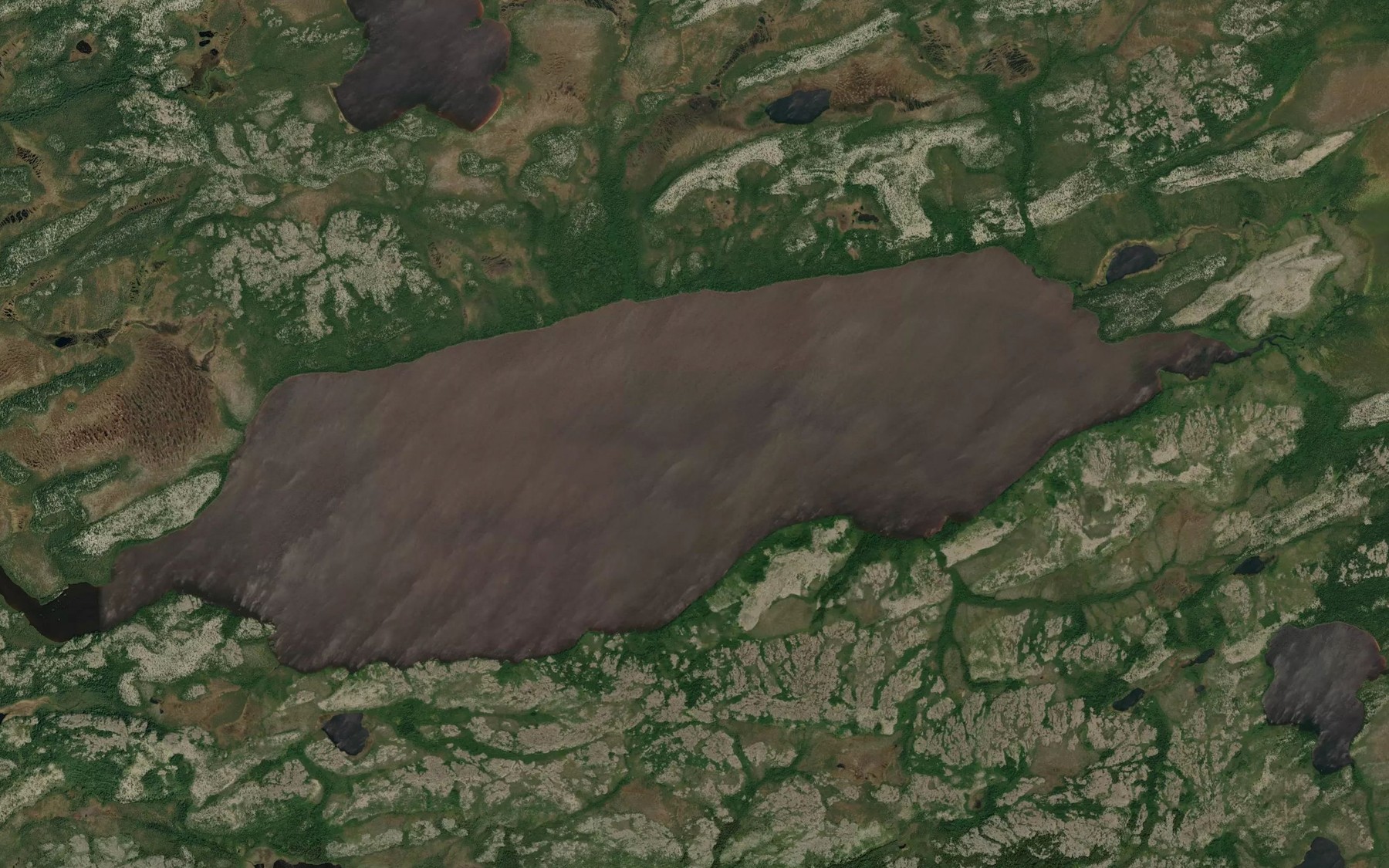 Satellite map of the Lac Kaysinakusu