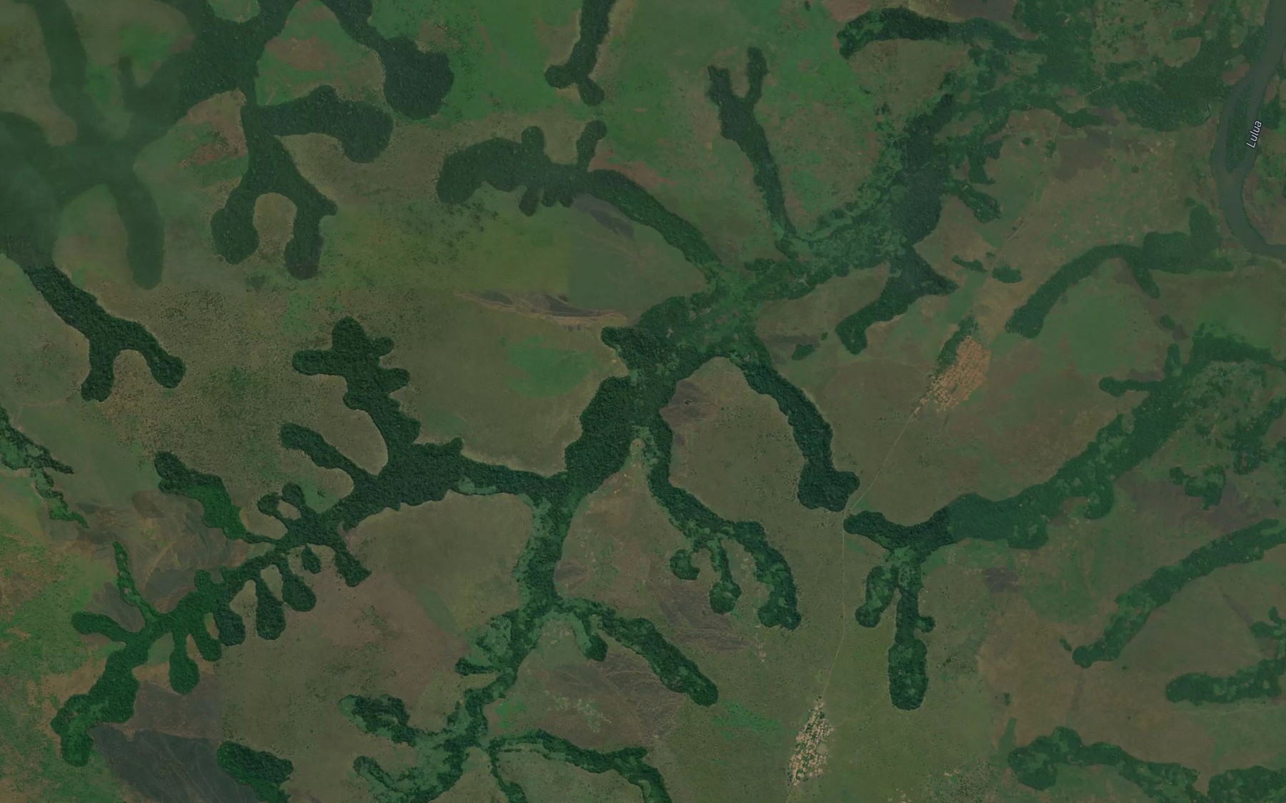 Satellite map of the Kabambale