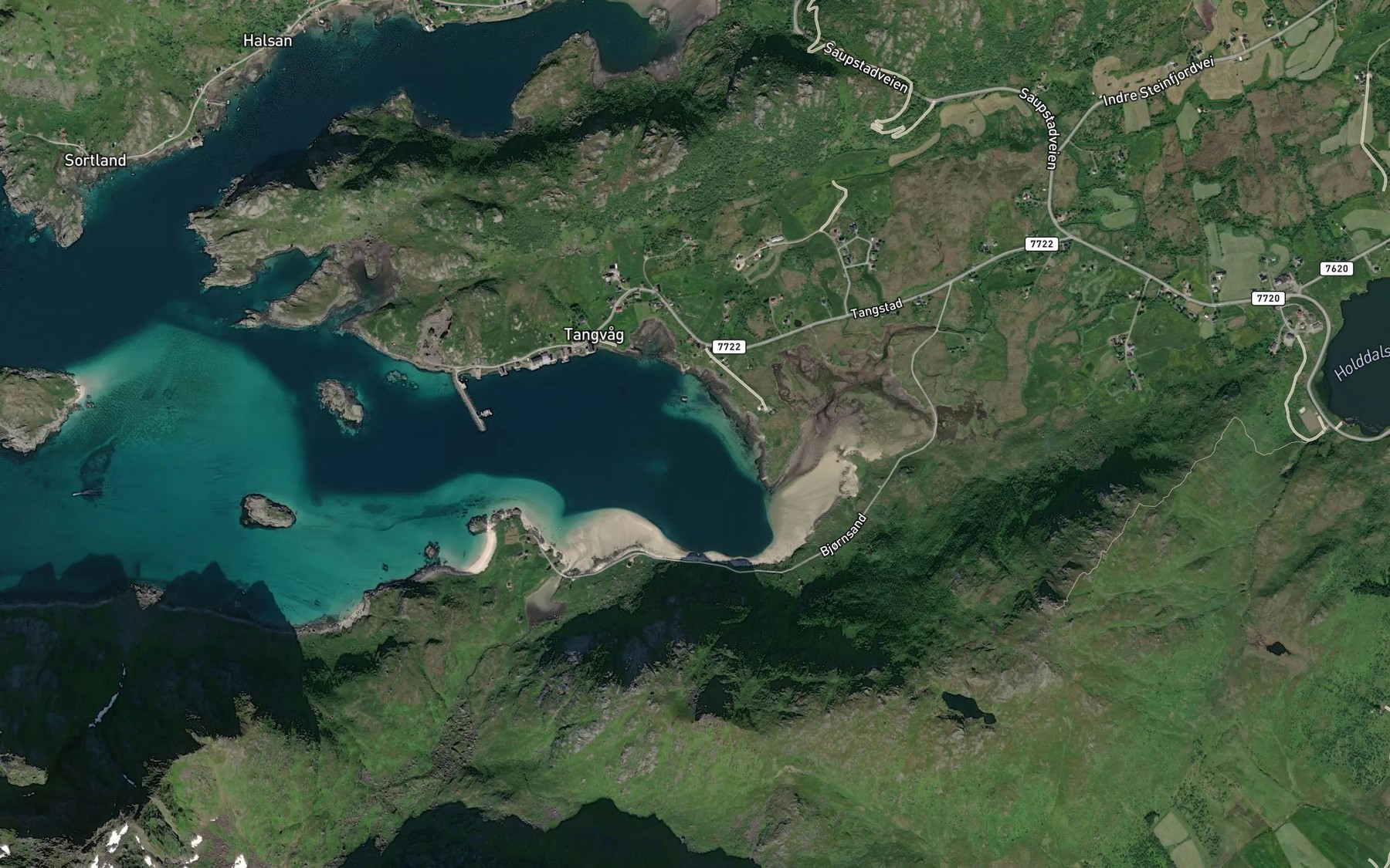 Satellite map of the Tangstadpollen