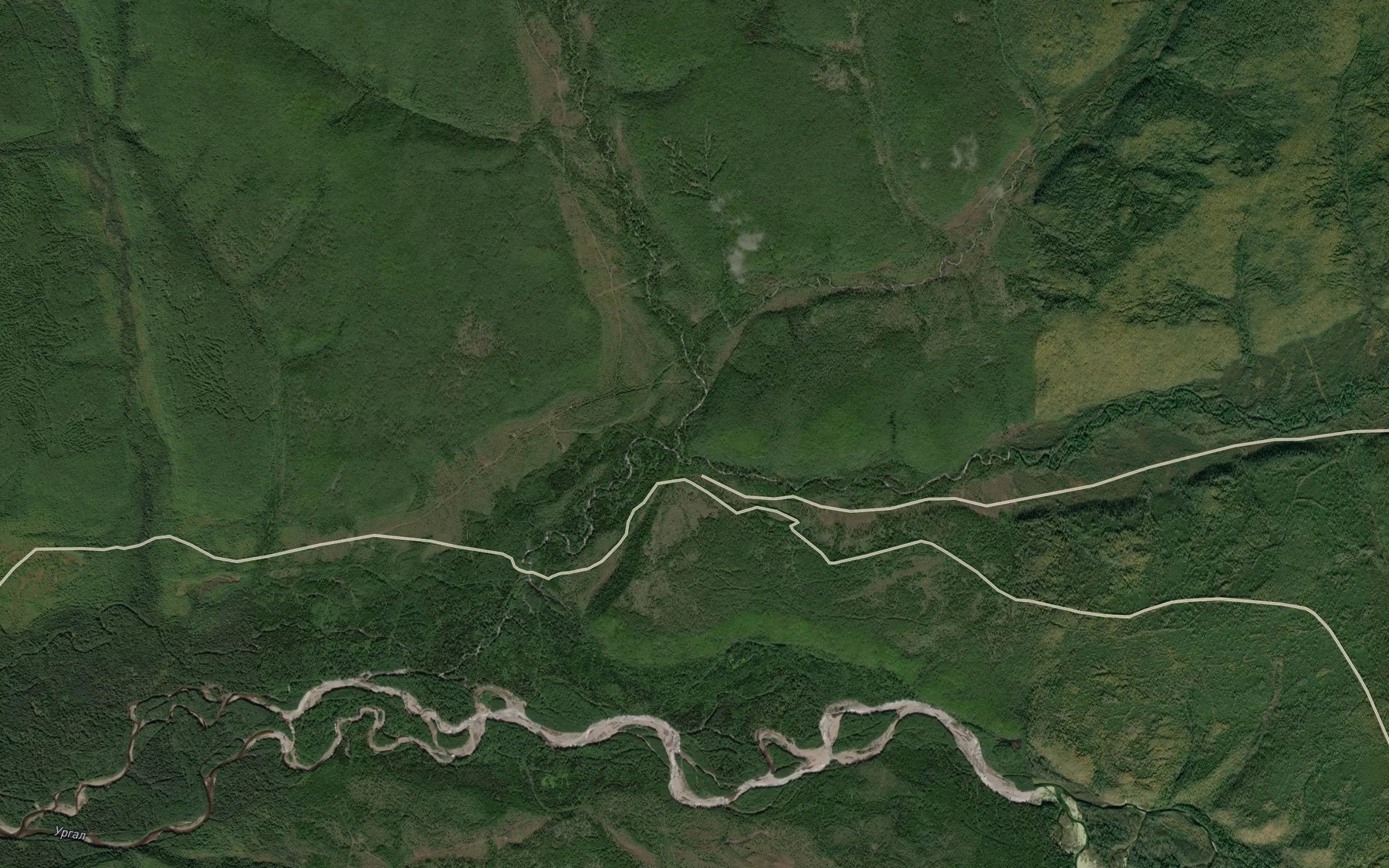 Satellite map of the Ambardakh