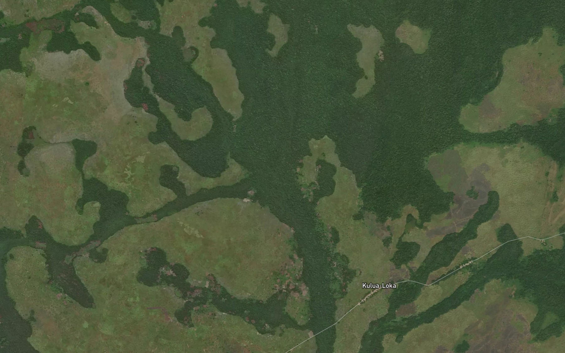 Satellite map of the Lobale