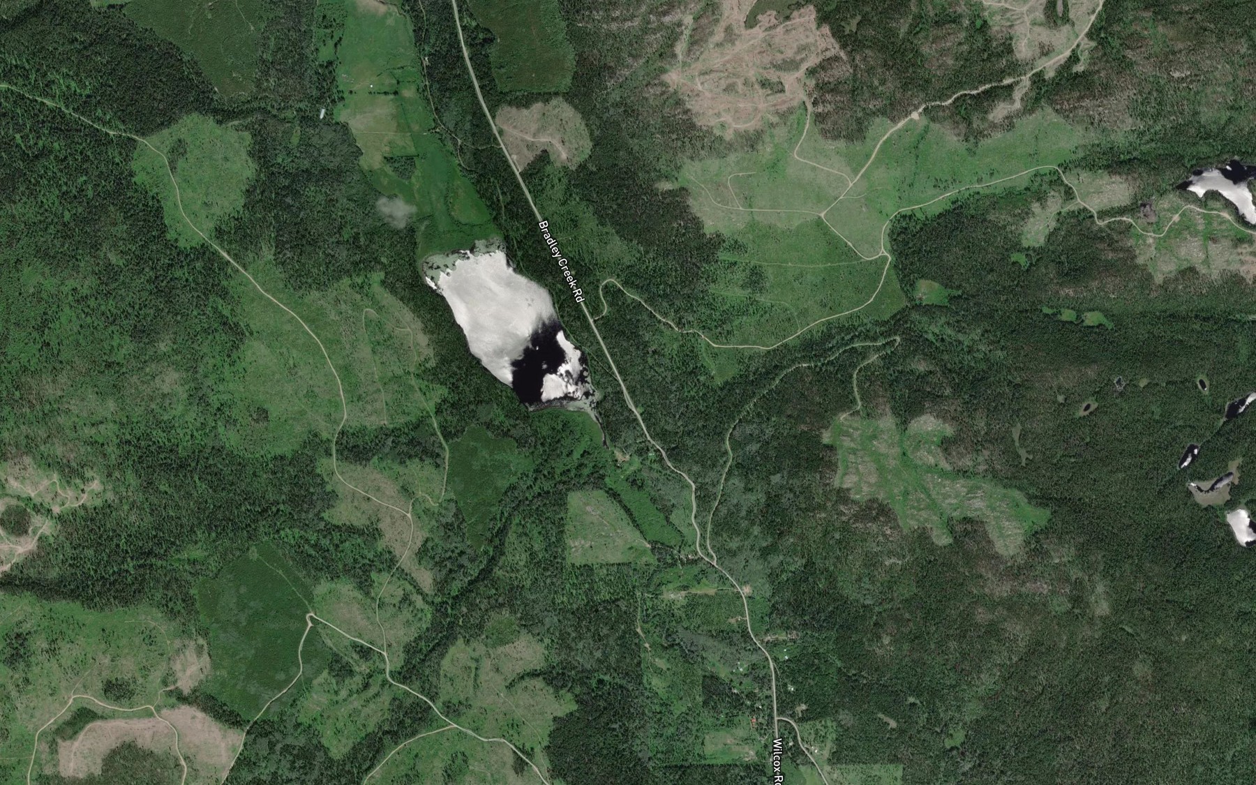 Satellite map of the Boccaccio Creek