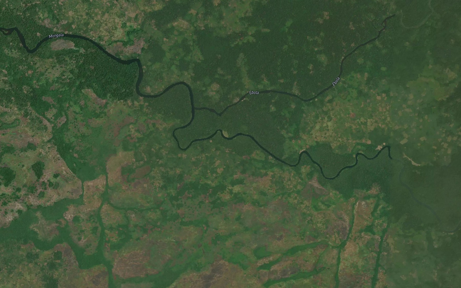Satellite map of the Chute Maiwangu