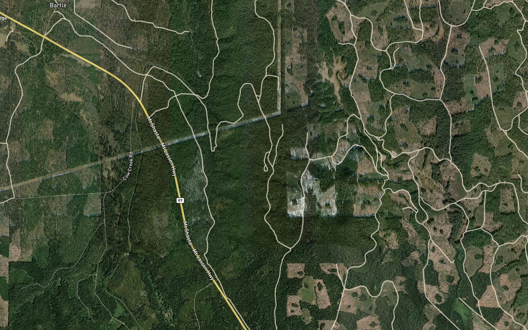 Satellite map of the Cub Spring