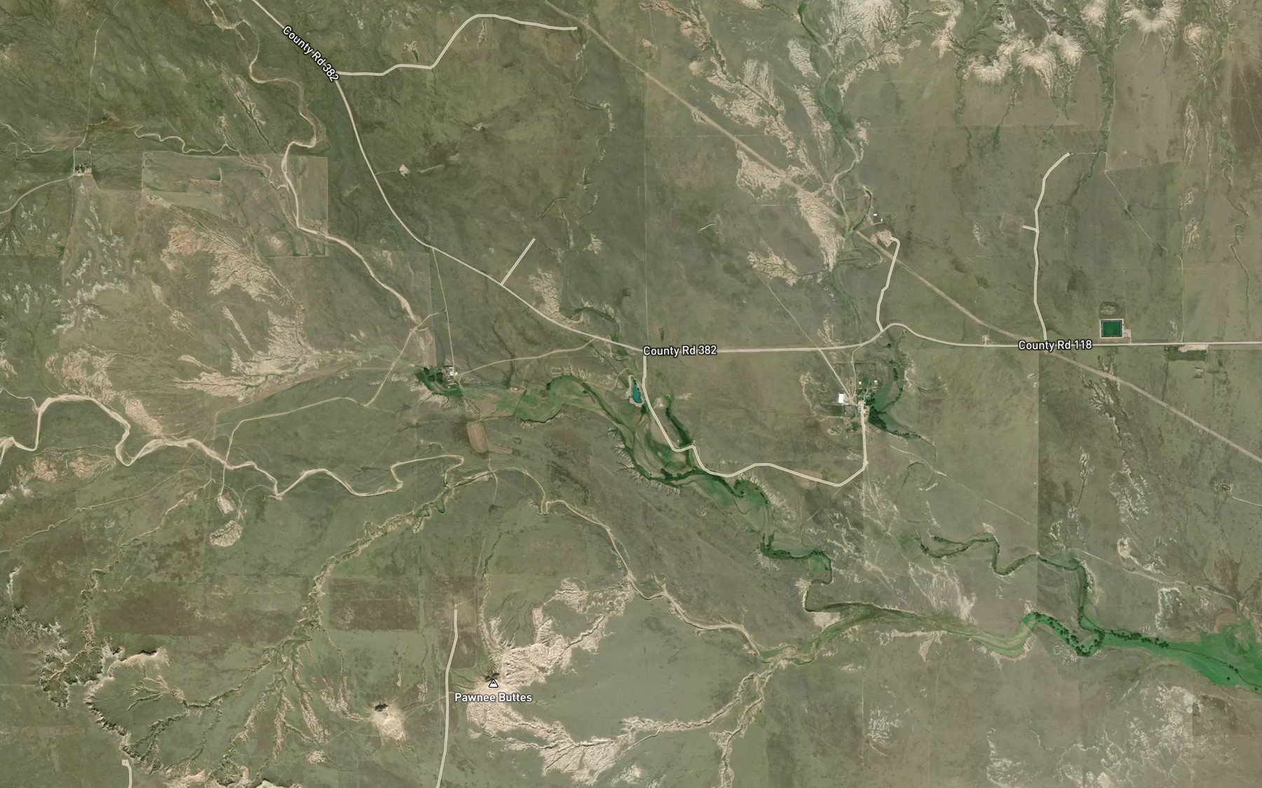 Satellite map of the Reisburg Spring
