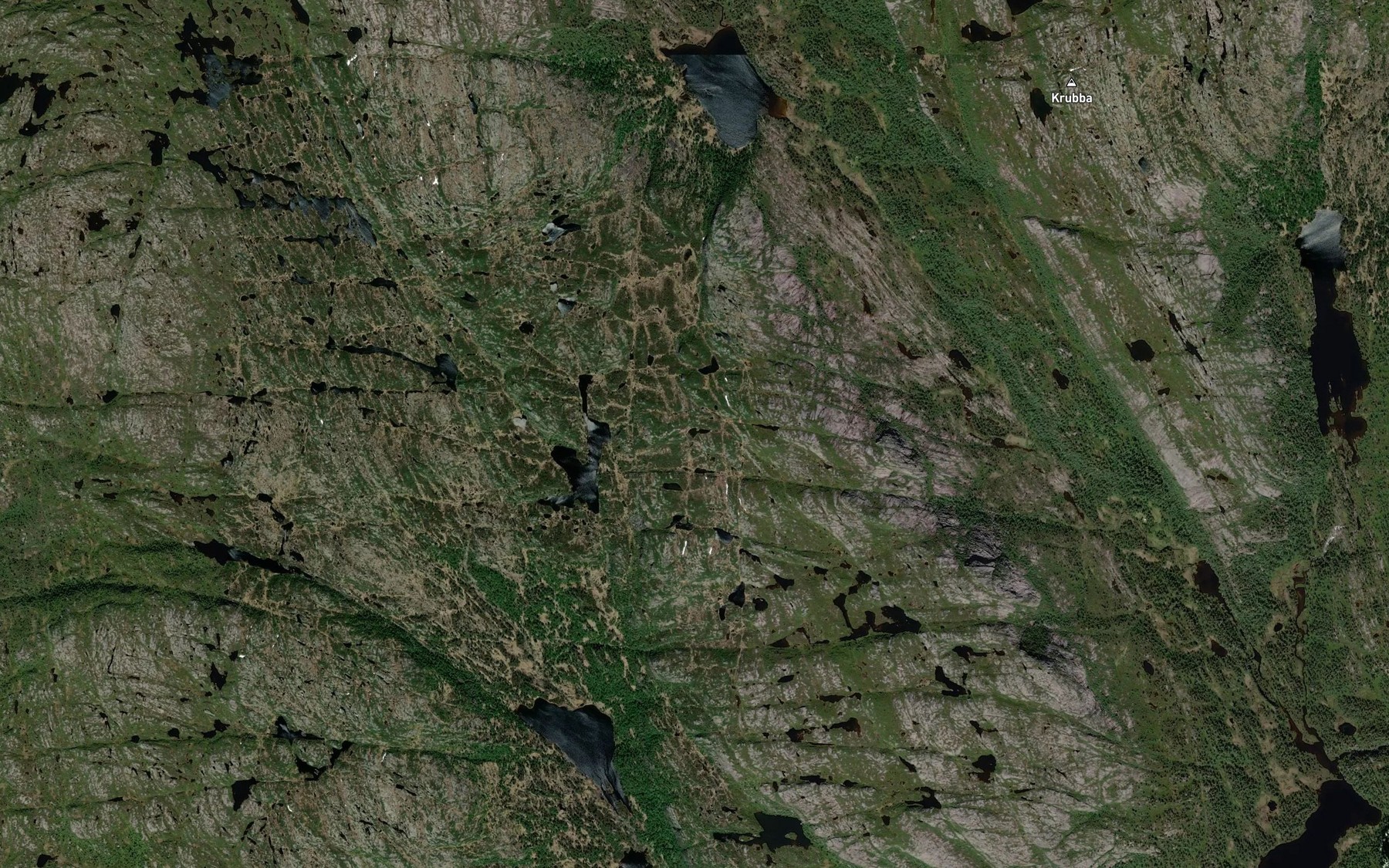 Satellite map of the Moretjonn