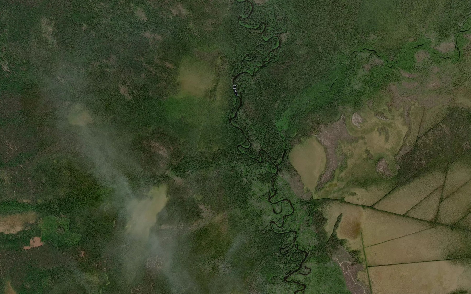 Satellite map of the Kal'tsikha