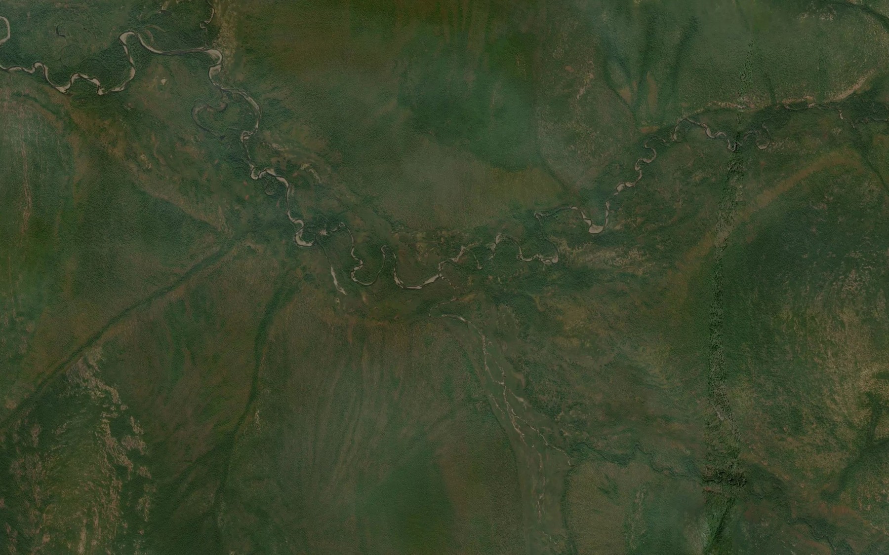 Satellite map of the Bol'shoy Burundukit