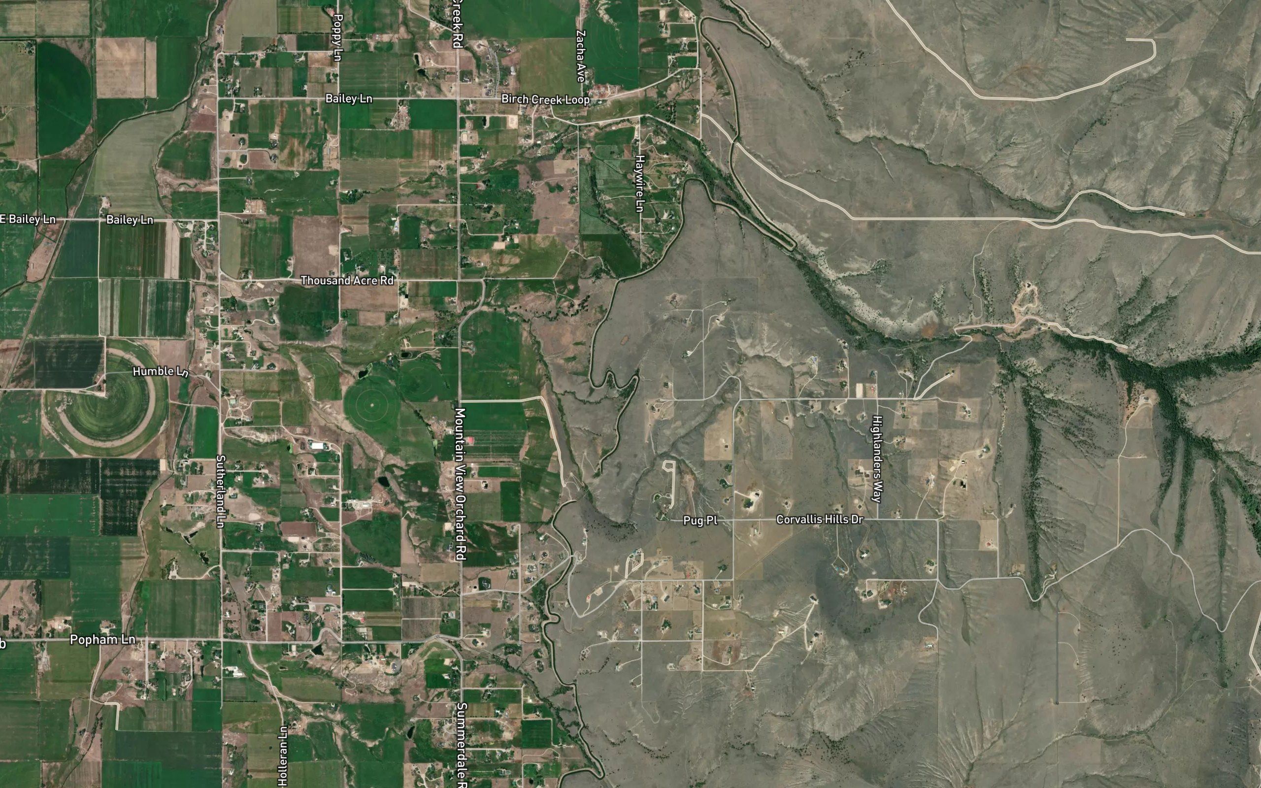 Bitterroot Irrigation District Canal