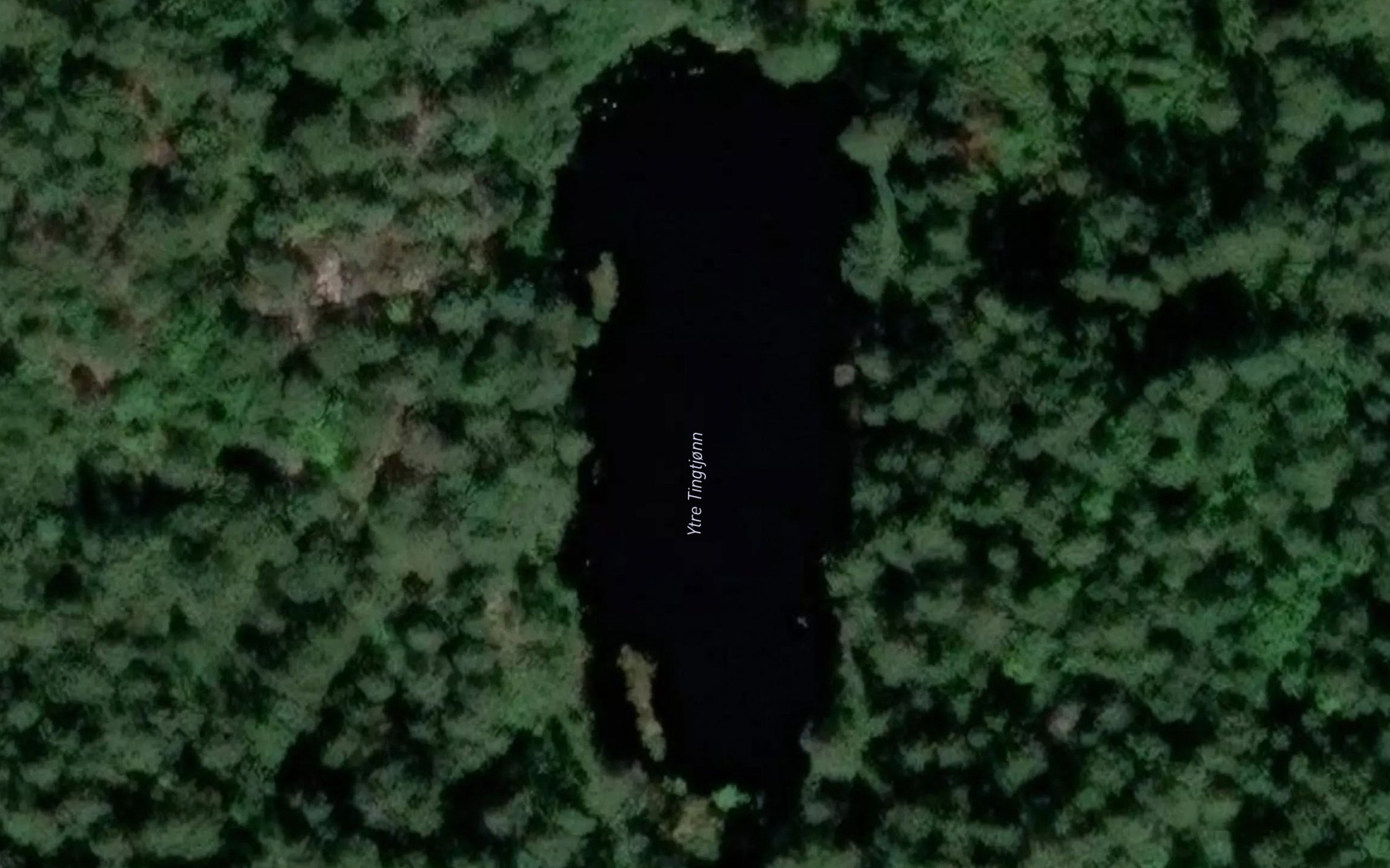 Satellite map of the Ytre Tingtjonn